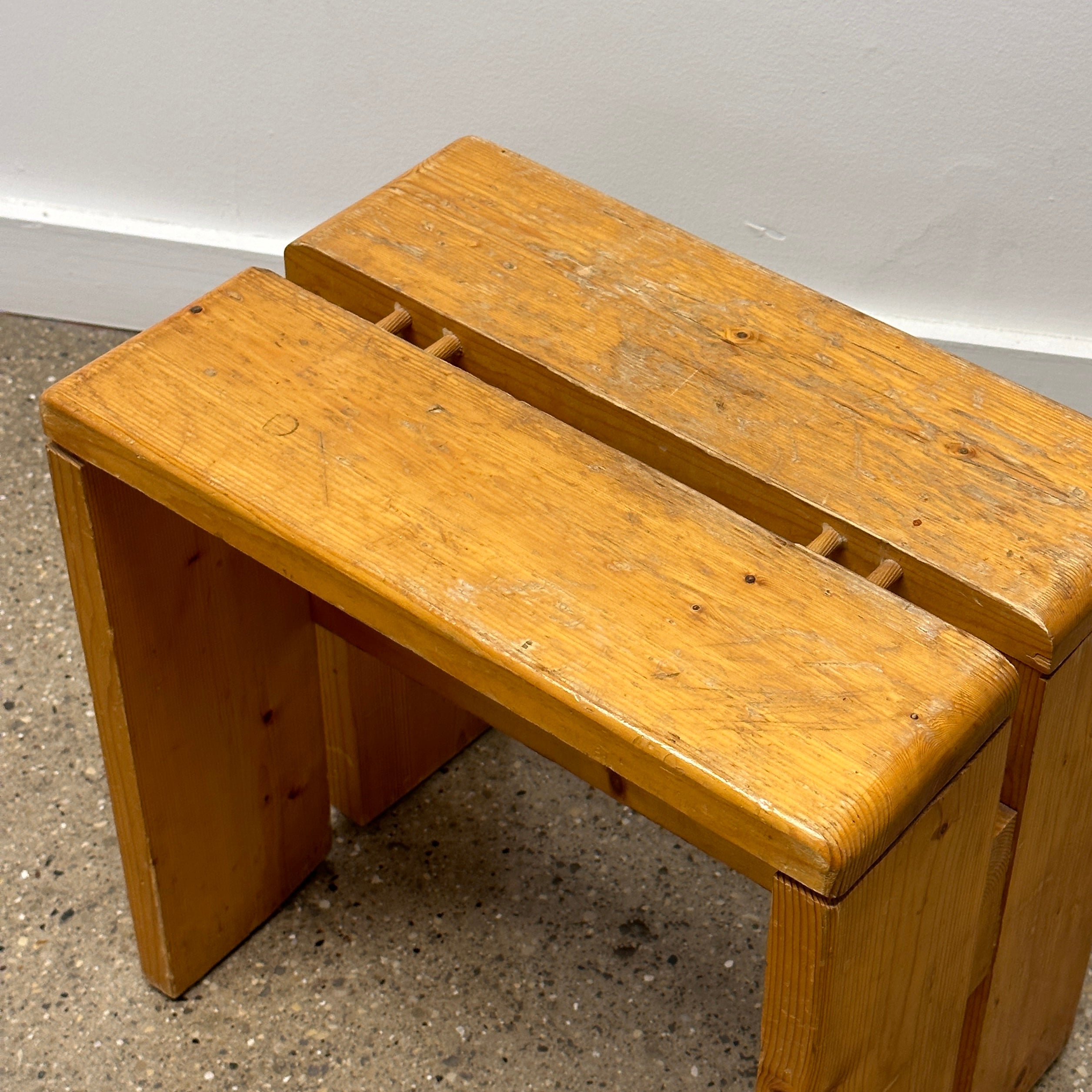 Canteen Stool by Charlotte Perriand from Les Arcs