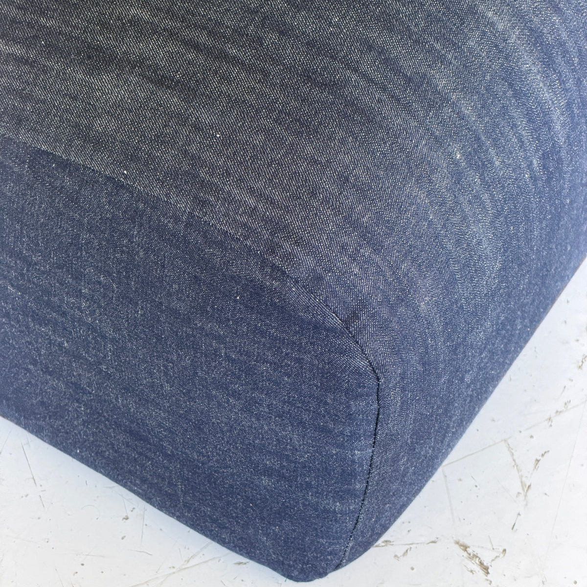 Swoop Lounge Chair by Milo Baughman for Thayer Coggin in Selvedge Denim