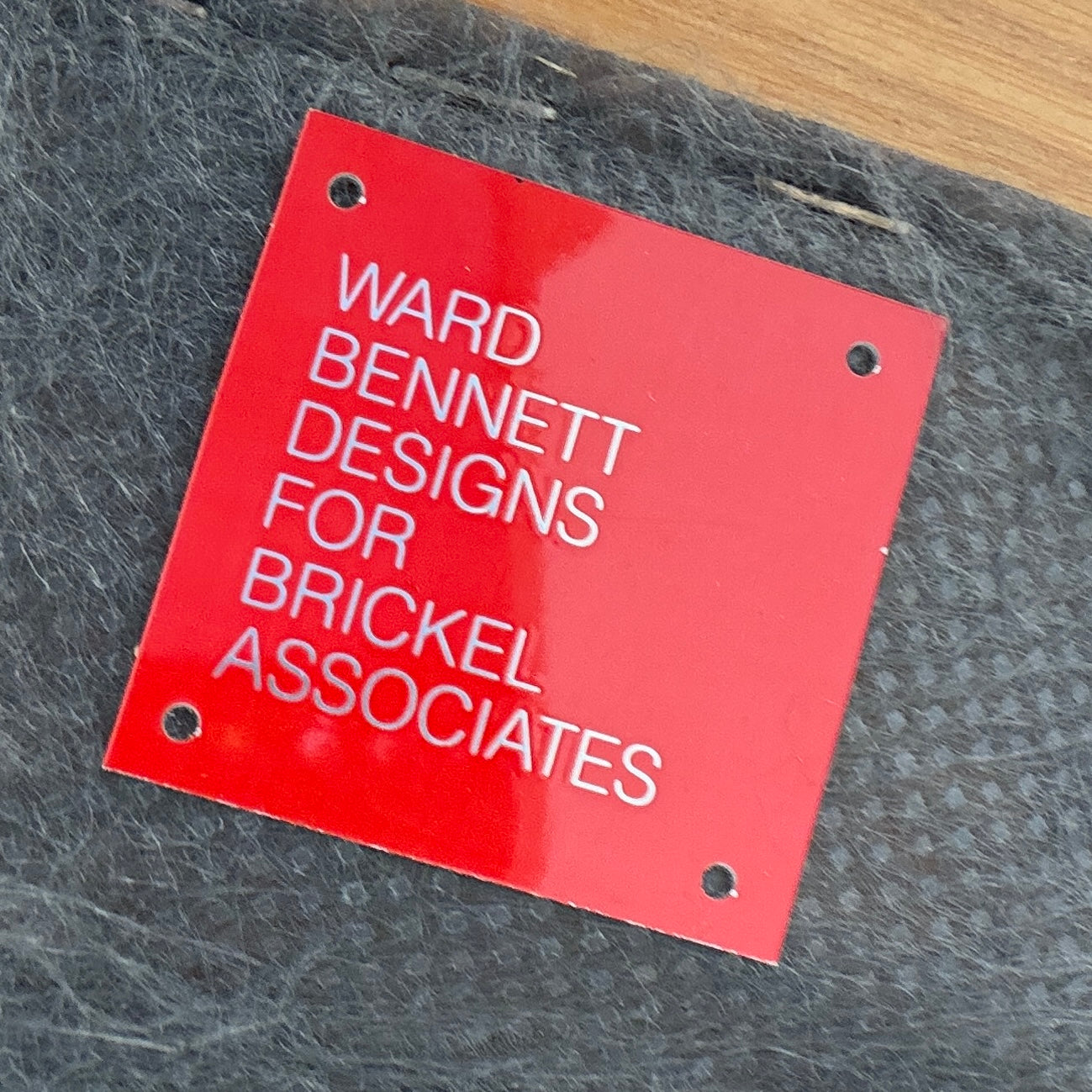 Caned Swivel Desk Chair by Ward Bennett