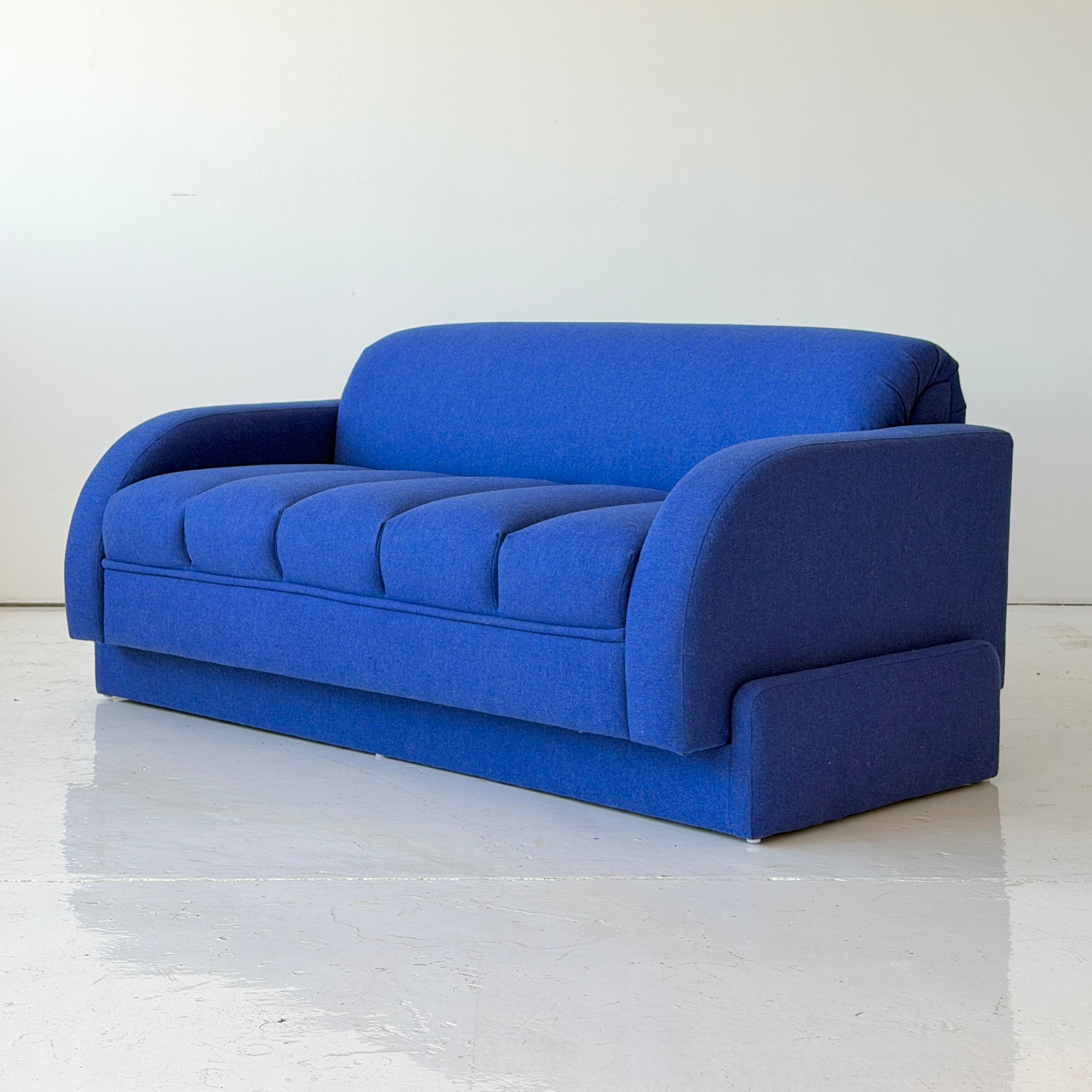 Channeled Art Deco Sofa by Vladimir Kagan for Directional