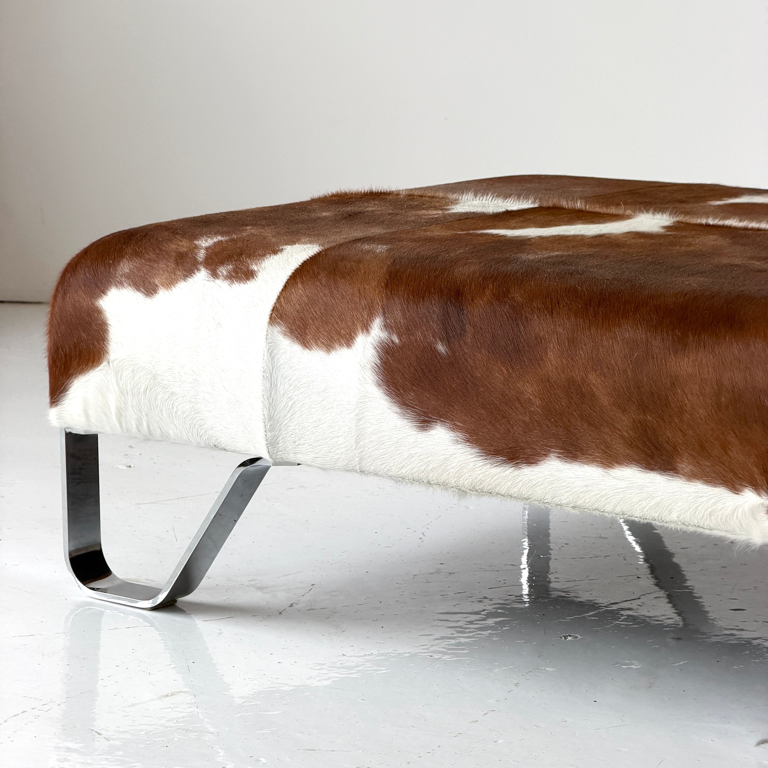 Cowhide Ottoman by Poltrona Frau