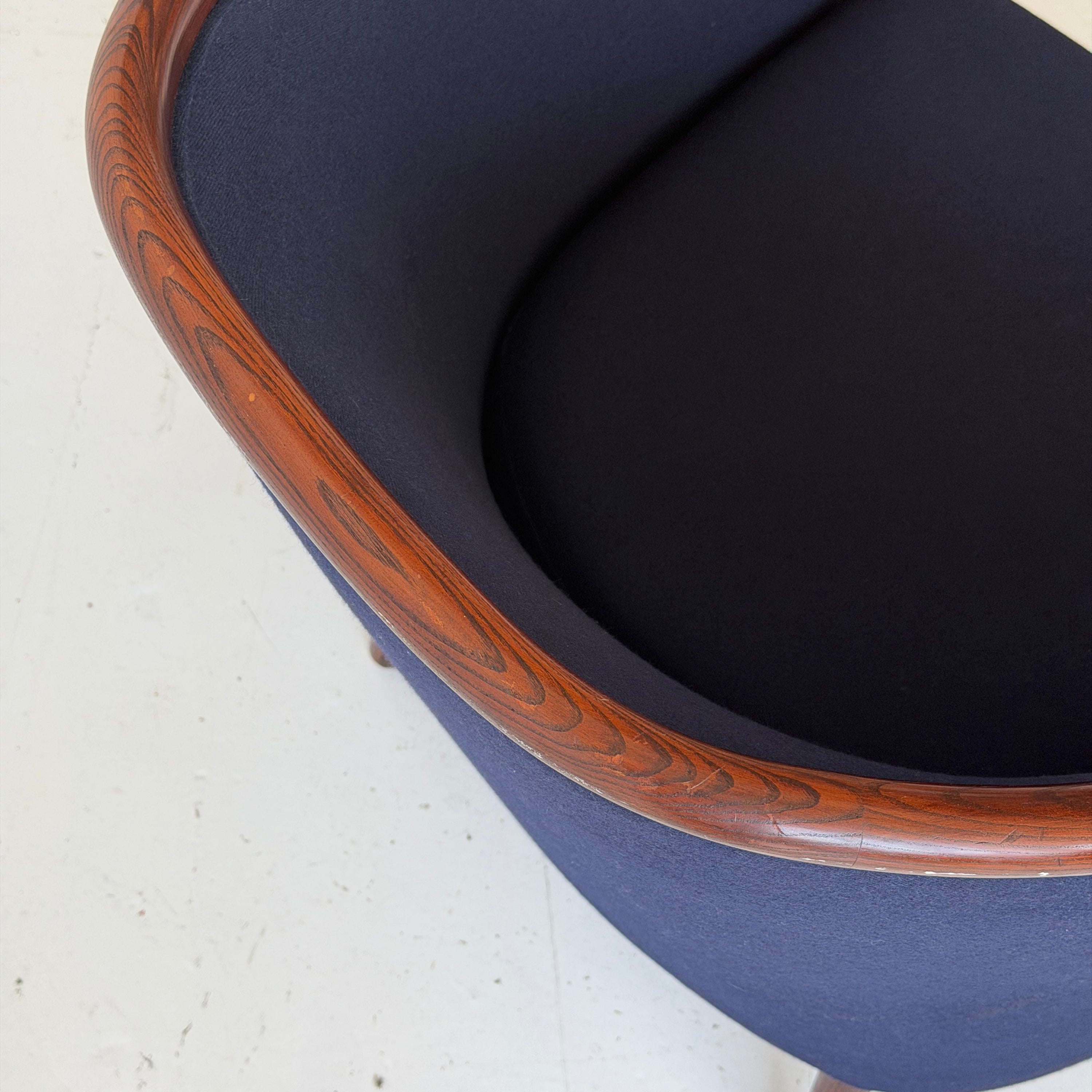 Bentwood Lounge Chairs by Ward Bennett for Brickell Associates