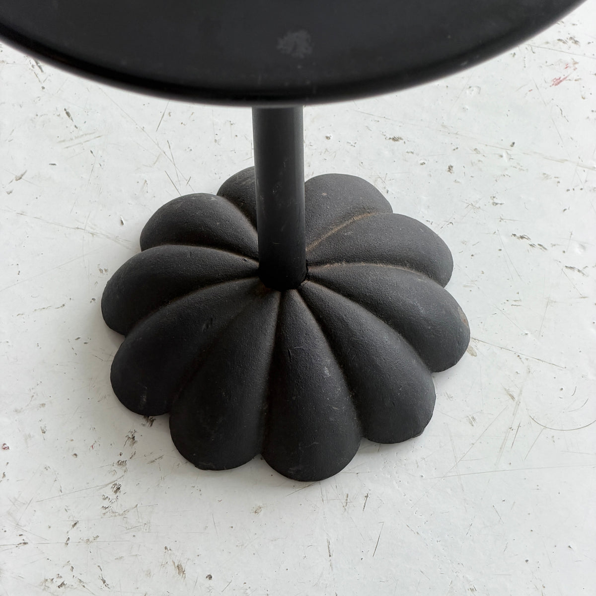Metal + Silver Adjustable Daisy Side Table