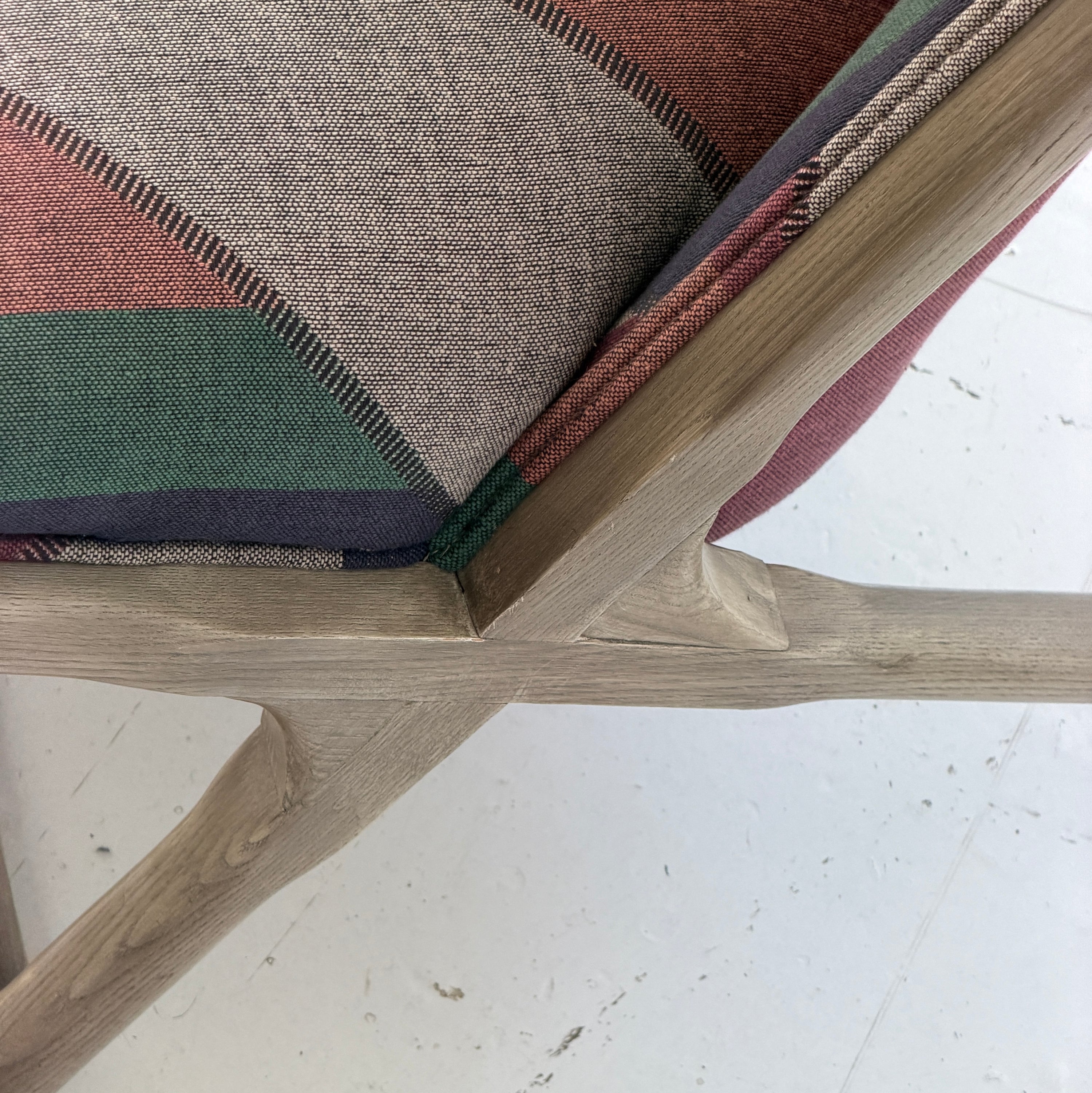 Wooden Scissor Chairs by Ward Bennett for Brickell Associates