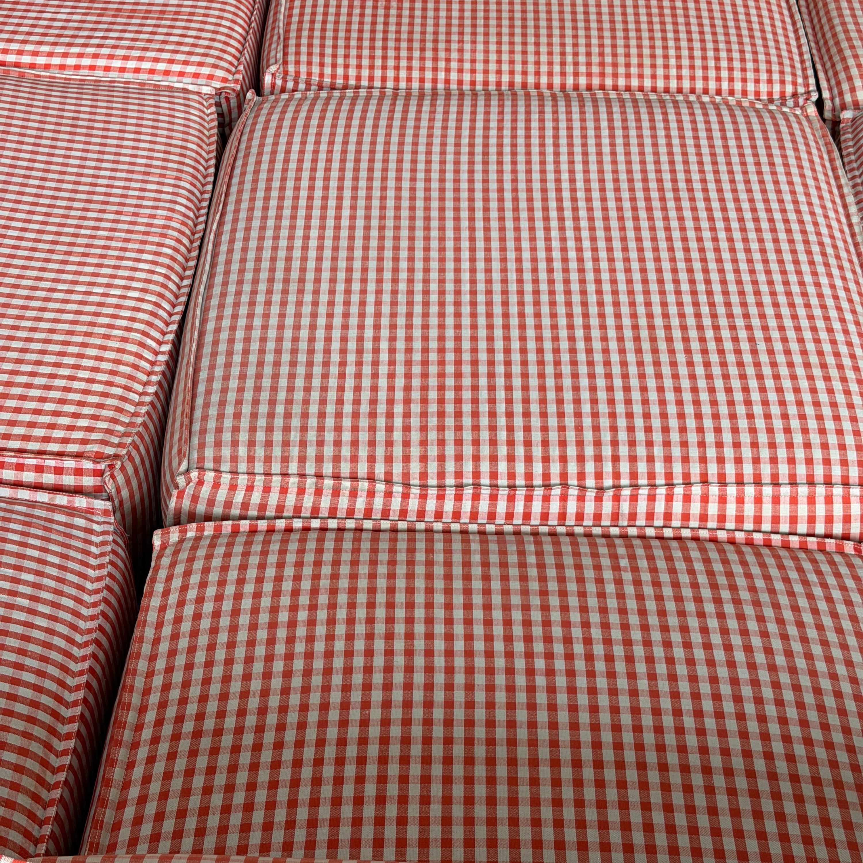 Playpen Sectional by Hans Hopfer for Roche Bobois in Gingham