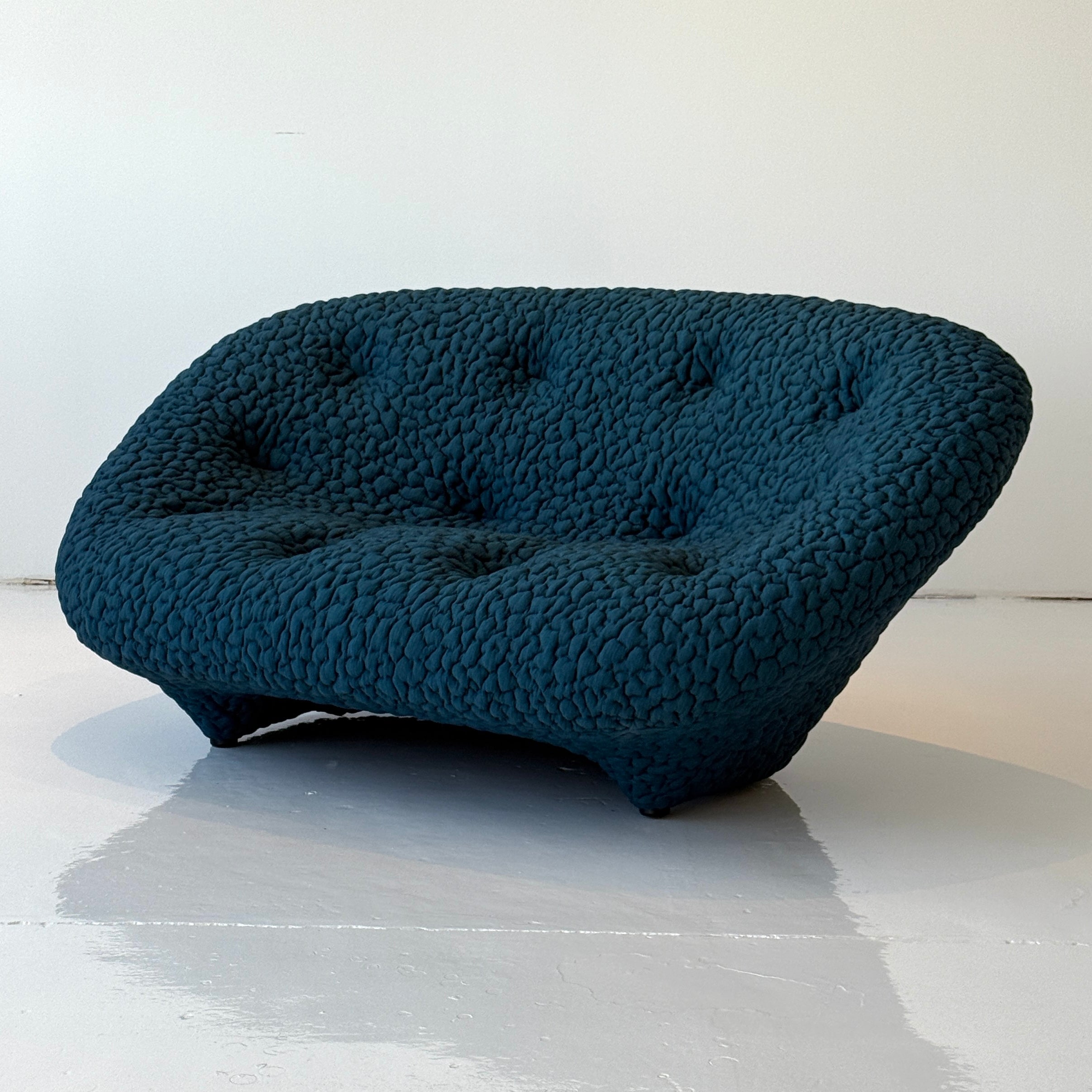 Ploum Settee by Ronan + Erwan Bouroullec for Ligne Roset in Moby Fabric
