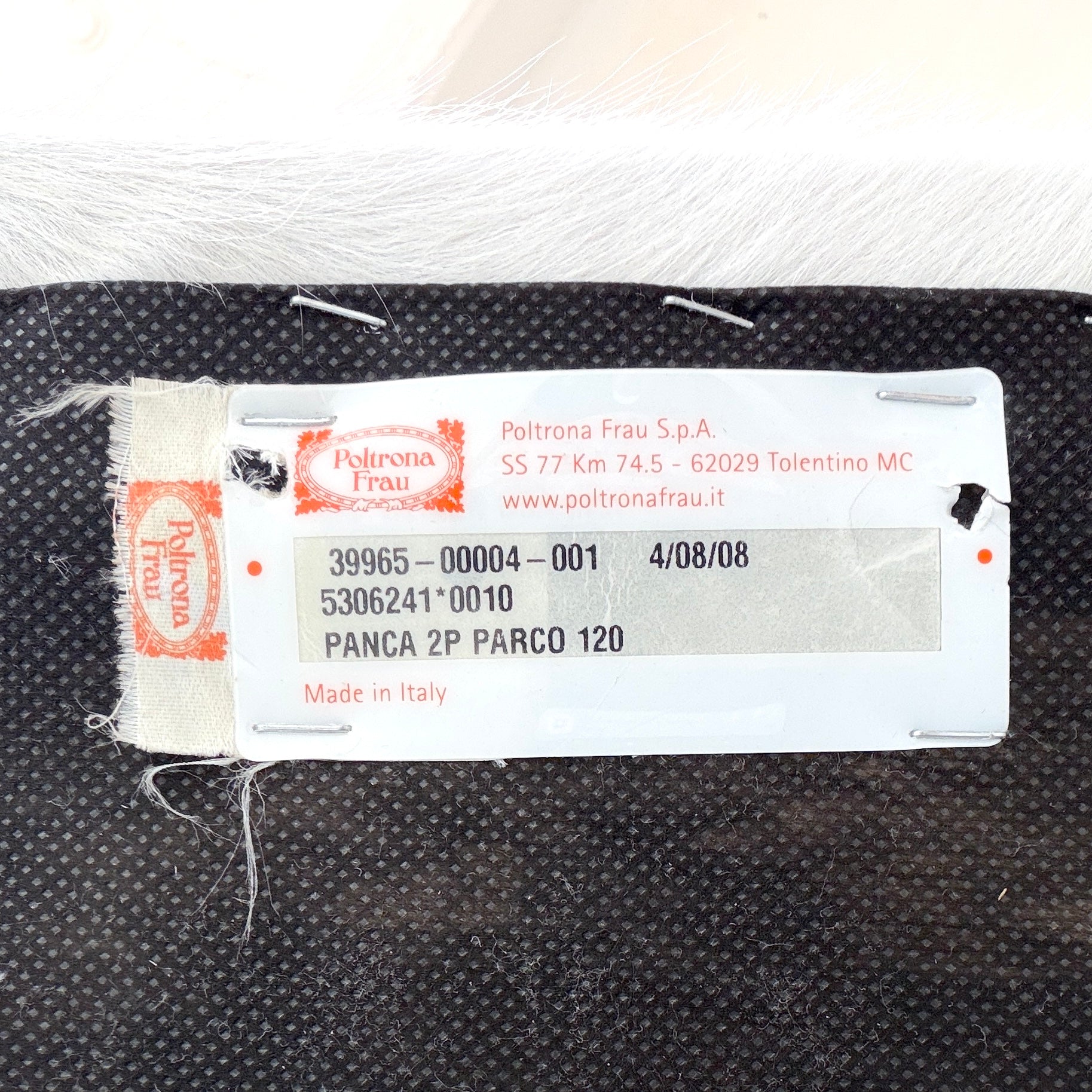 Cowhide Ottoman by Poltrona Frau