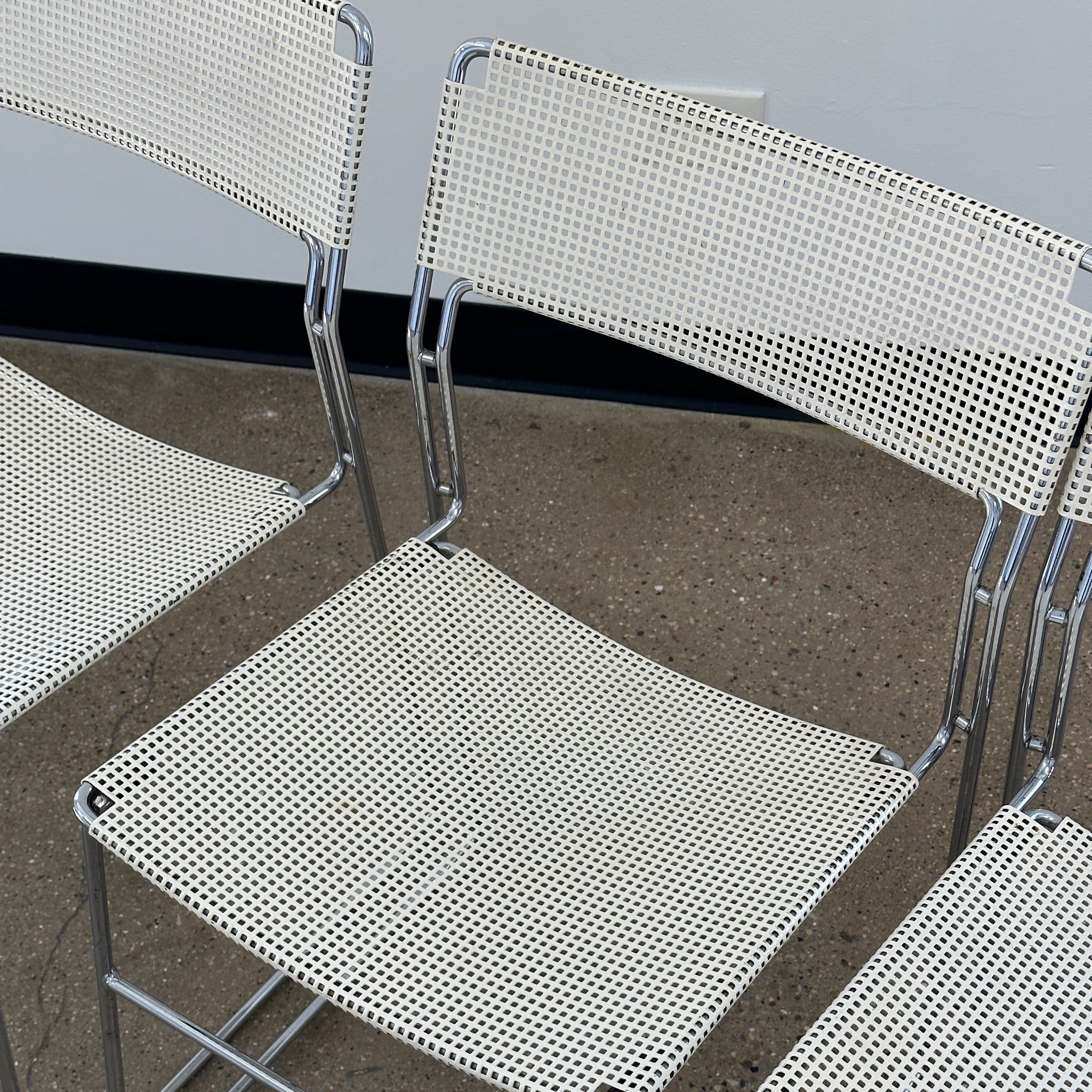 椅子 Arrben_ Sultana stackable dining chair Arrben Italy - Sultana - Stackable Chair - Set of 4 - Chrome