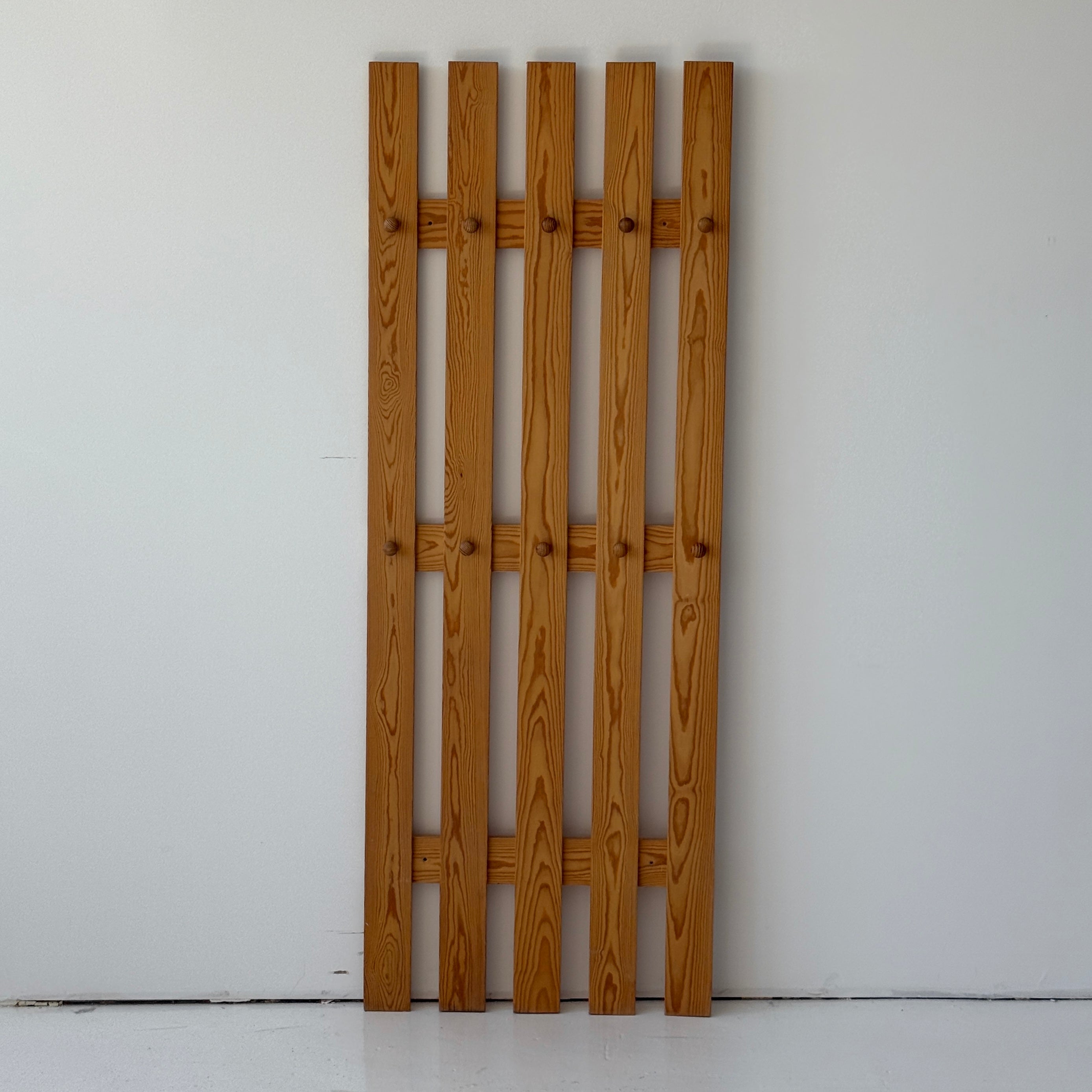 Swedish Pine Hall Coat Rack