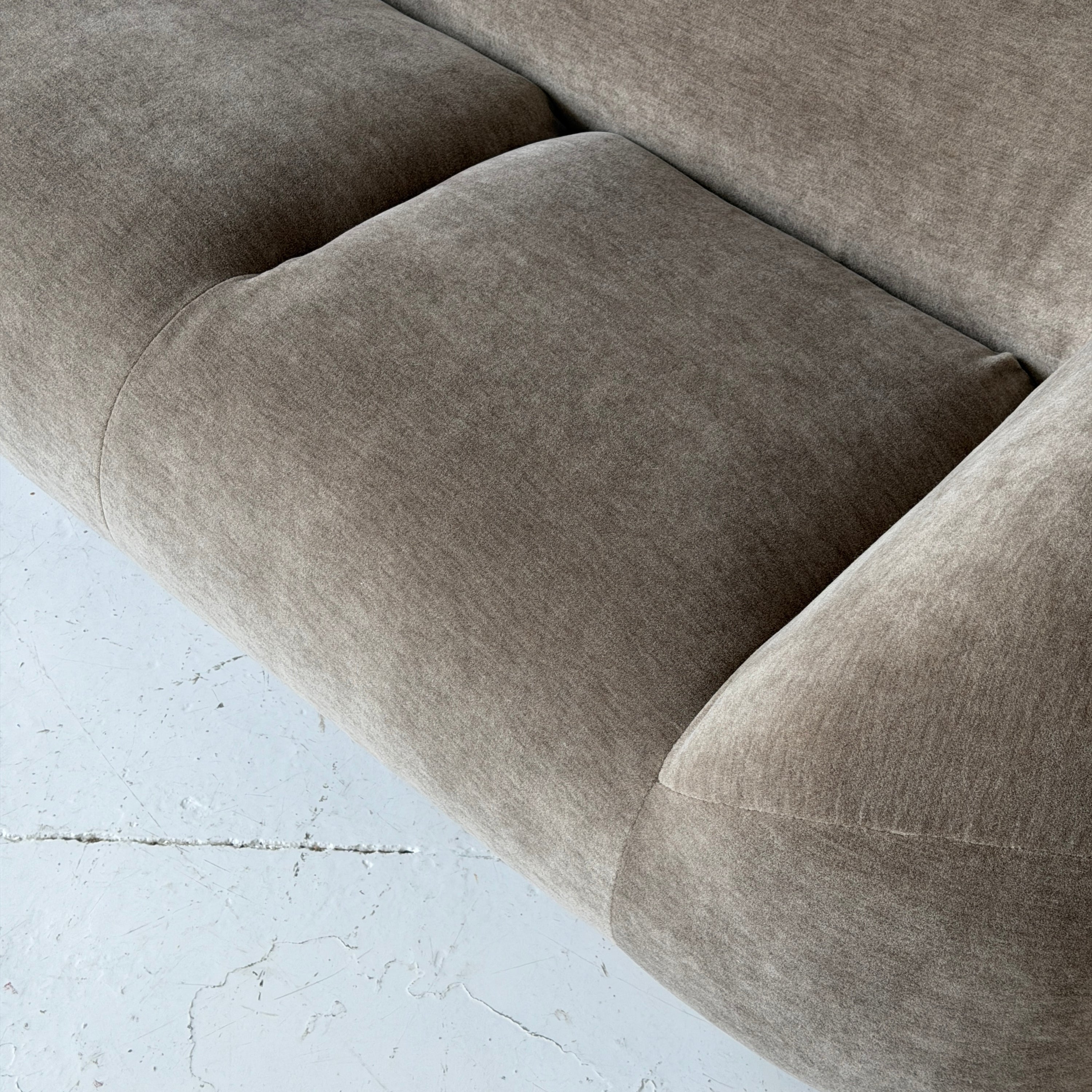 Amphibious Sofa by Steve Chase in Mohair