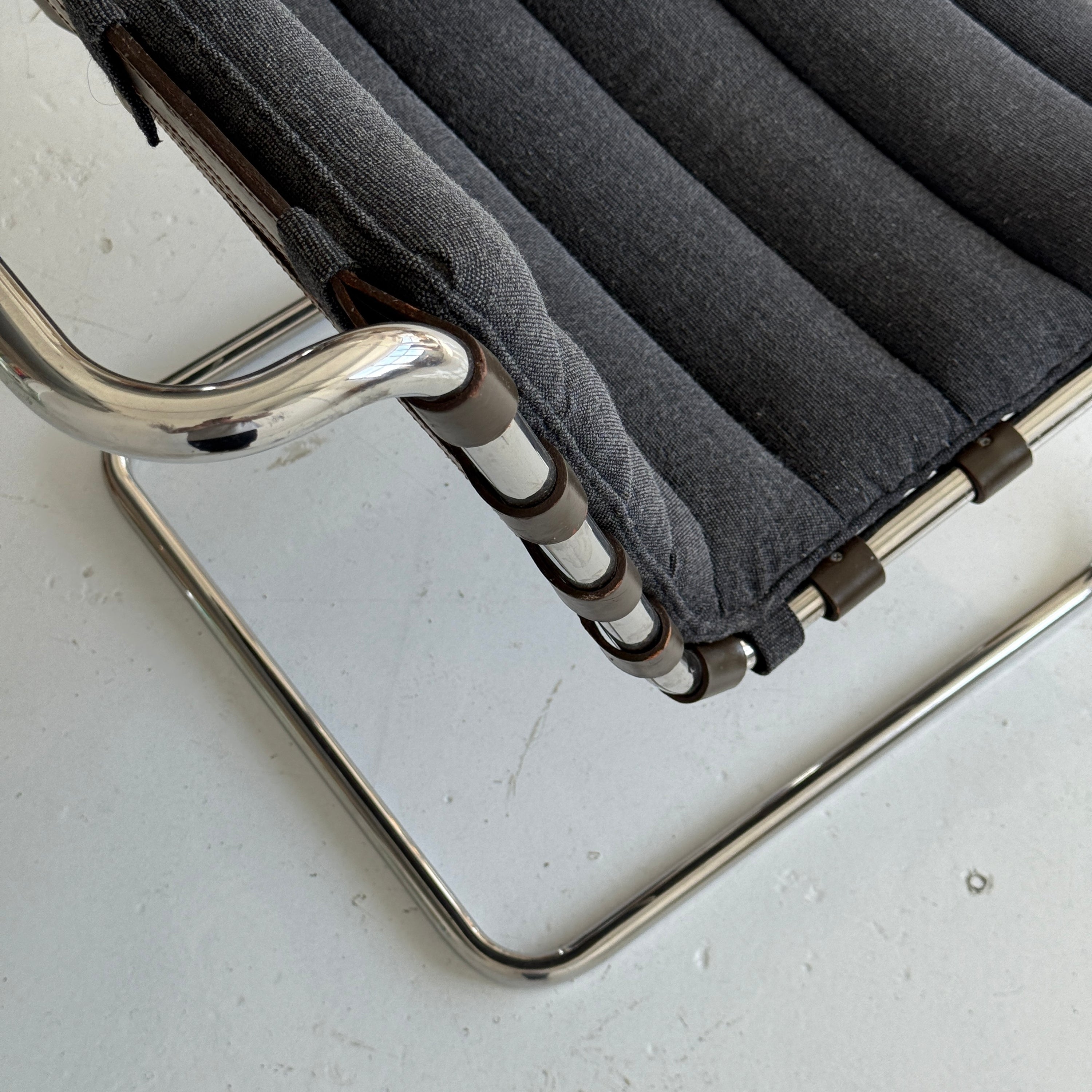 MR Armless Lounge Chair by Mies Van Der Rohe for Knoll