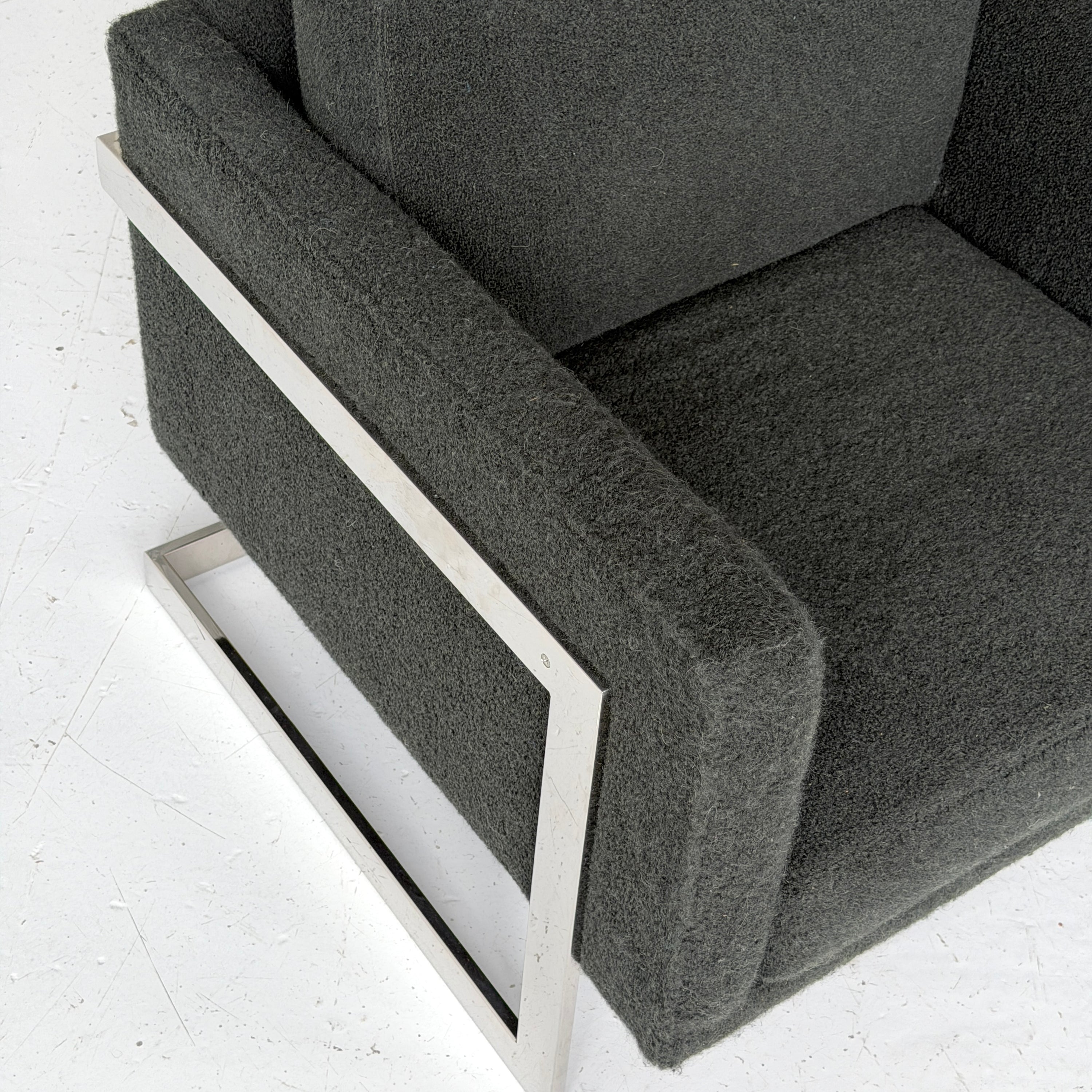 No. 989 T-Back Lounge Chair by Milo Baughman for Thayer Coggin