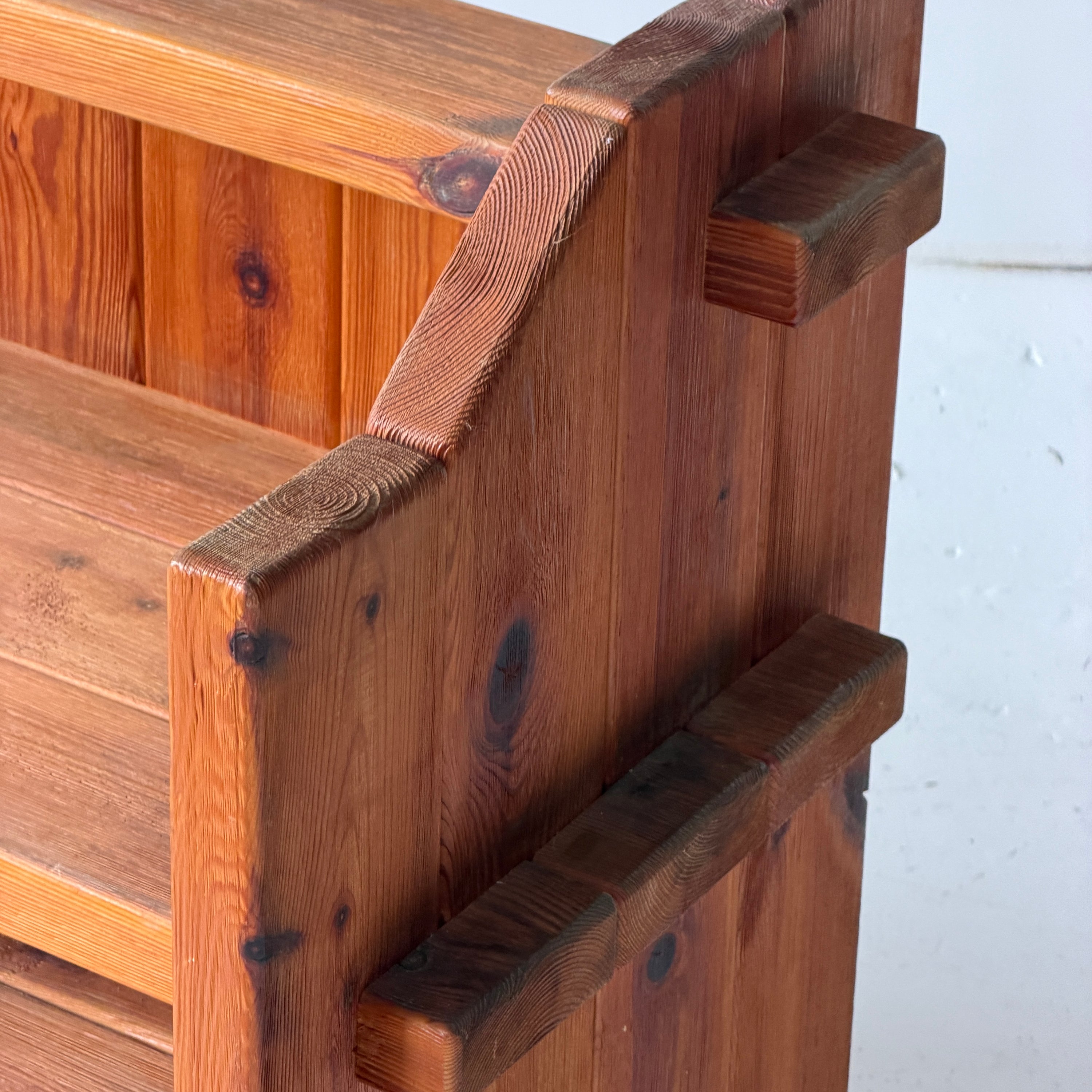 Christian IV Danish Pine Shelf by Hans Frydendal