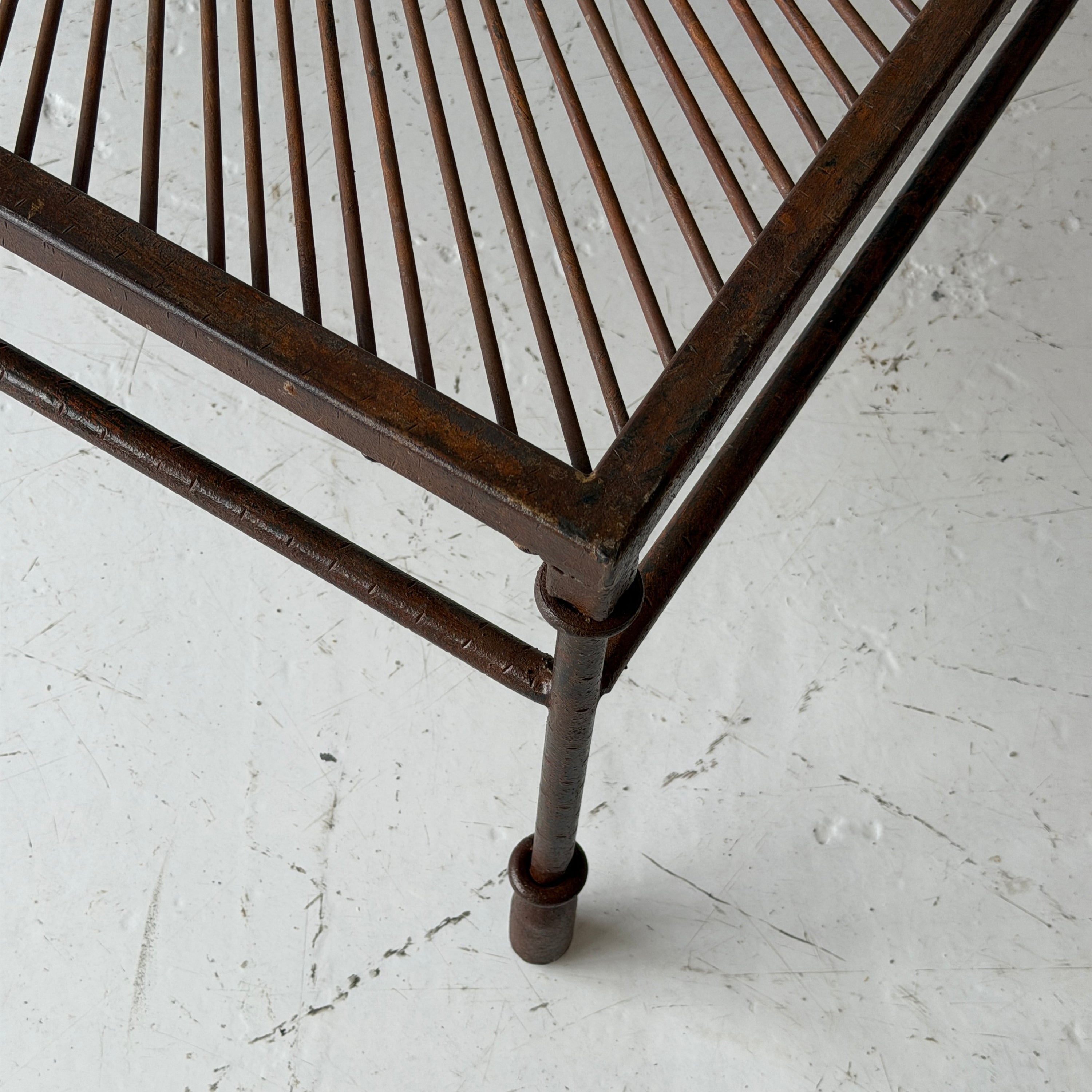 Studio Made Patinated Metal Coffee Table