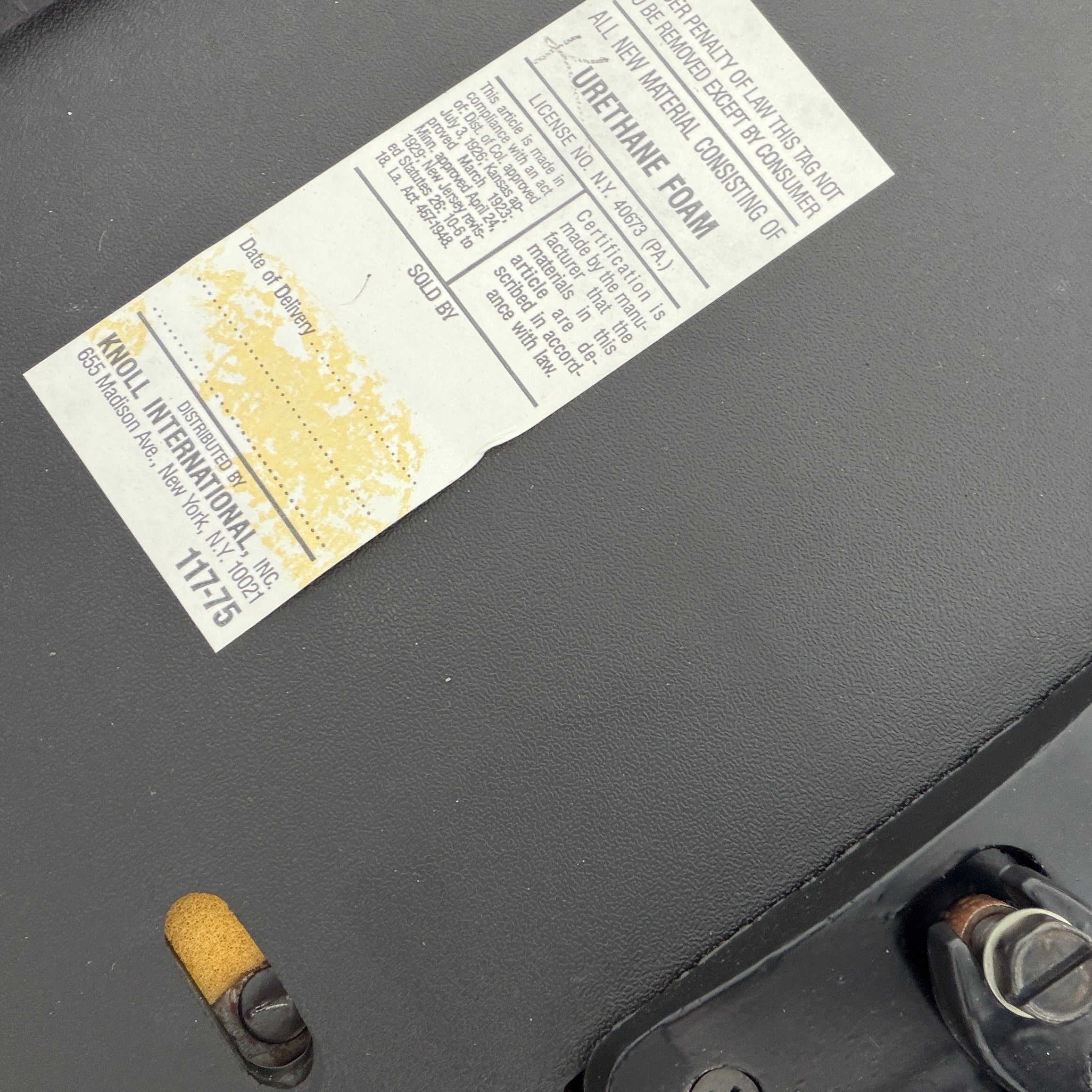 Brown Leather Pollock Desk Chair by Charles Pollock for Knoll