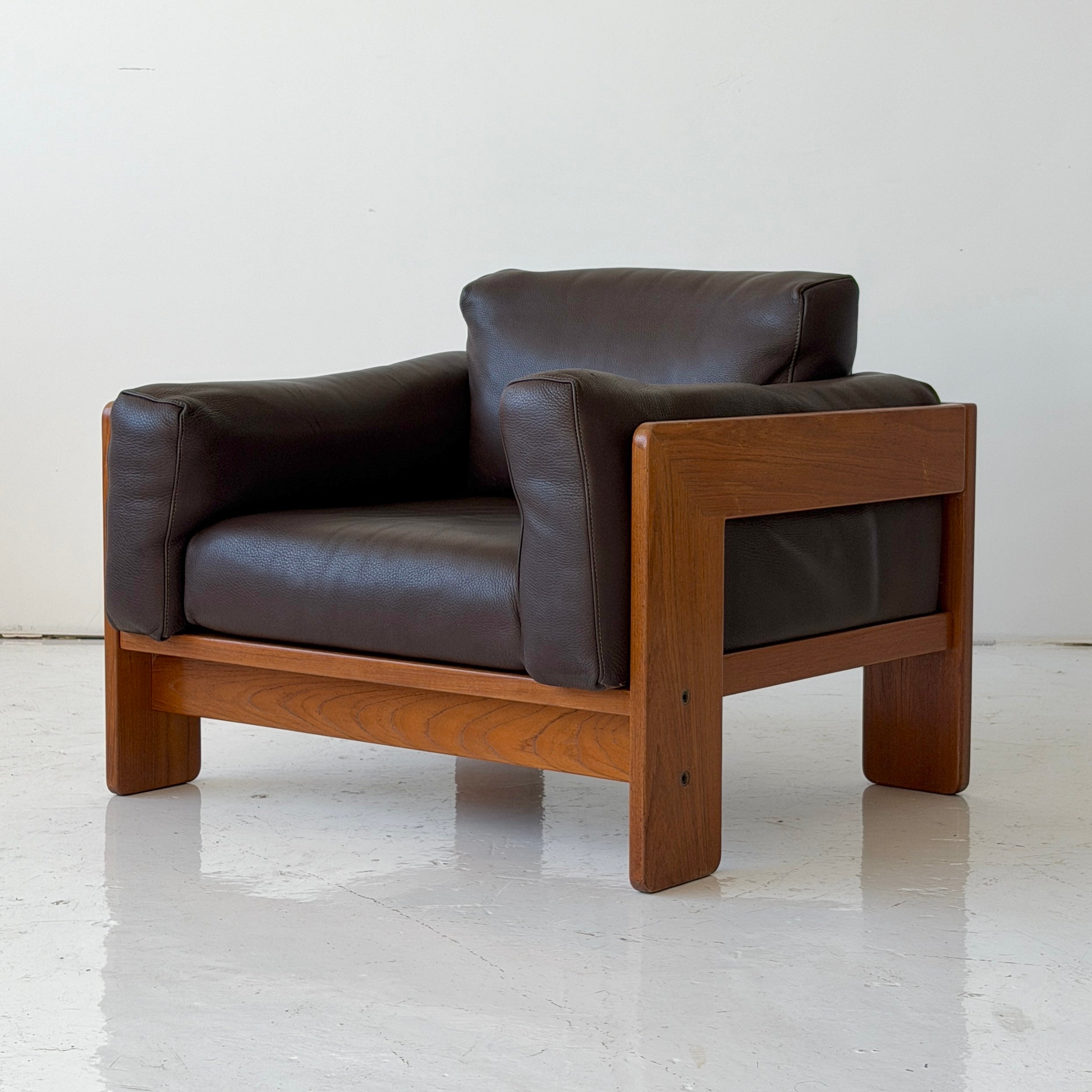 Walnut Bastiano Chair by Afra + Tobia Scarpa for Gavina