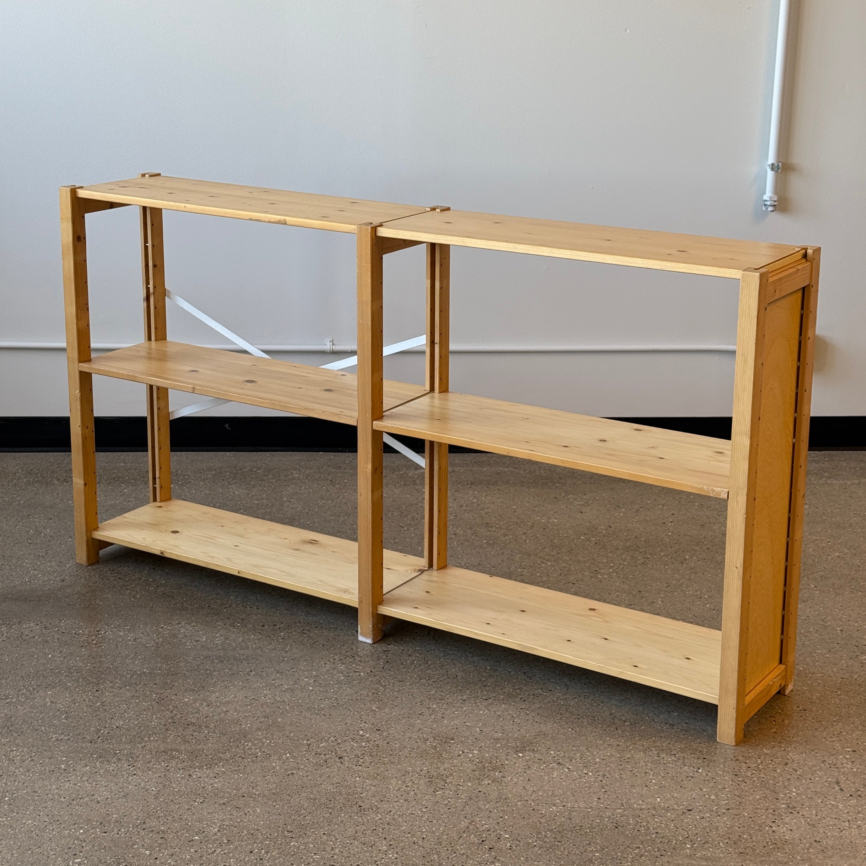 Pine Storage Racks Pine Modular Shelving Unit by Lundia – spotexclamationpoint