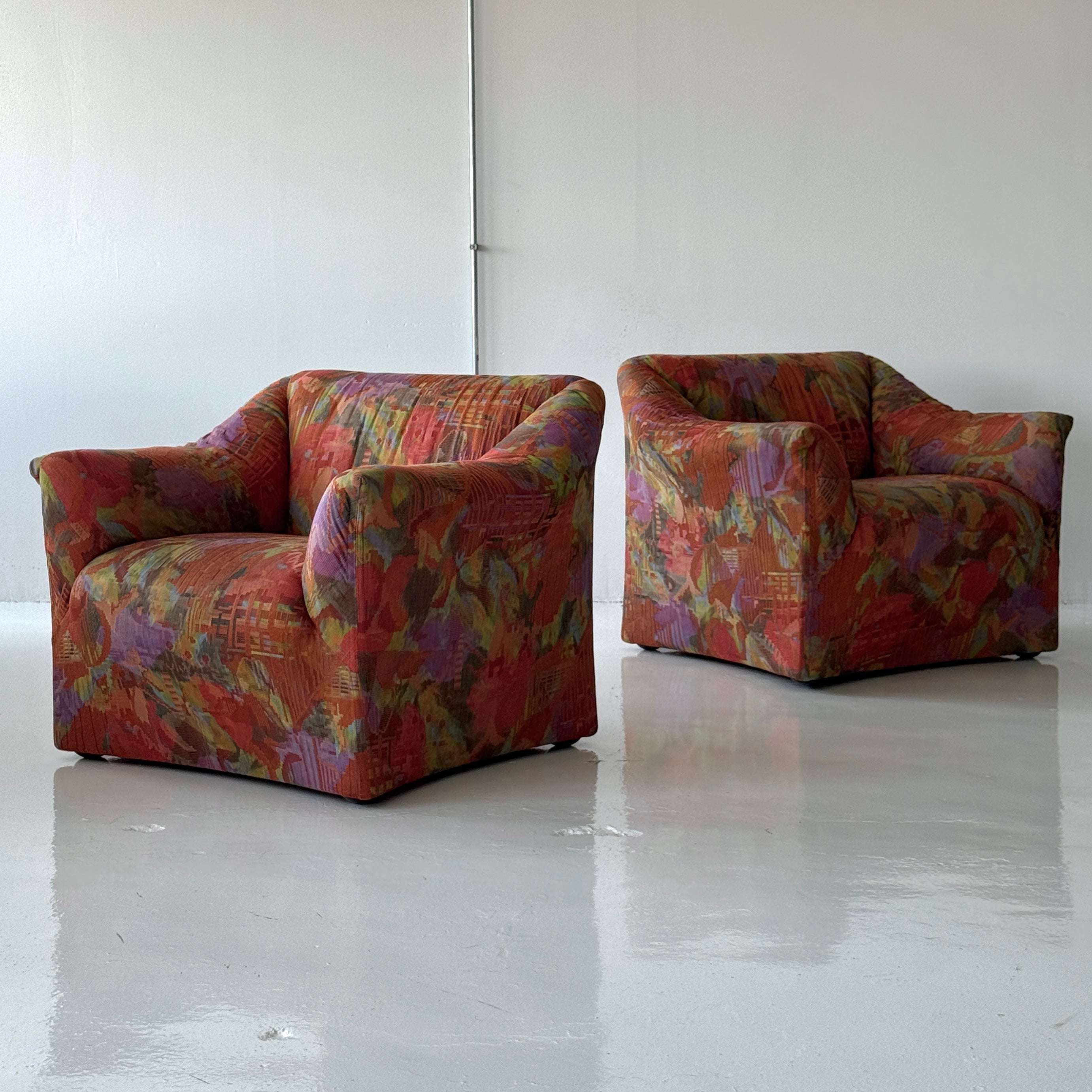 Tentazione Lounge Chairs by Mario Bellini for Cassina