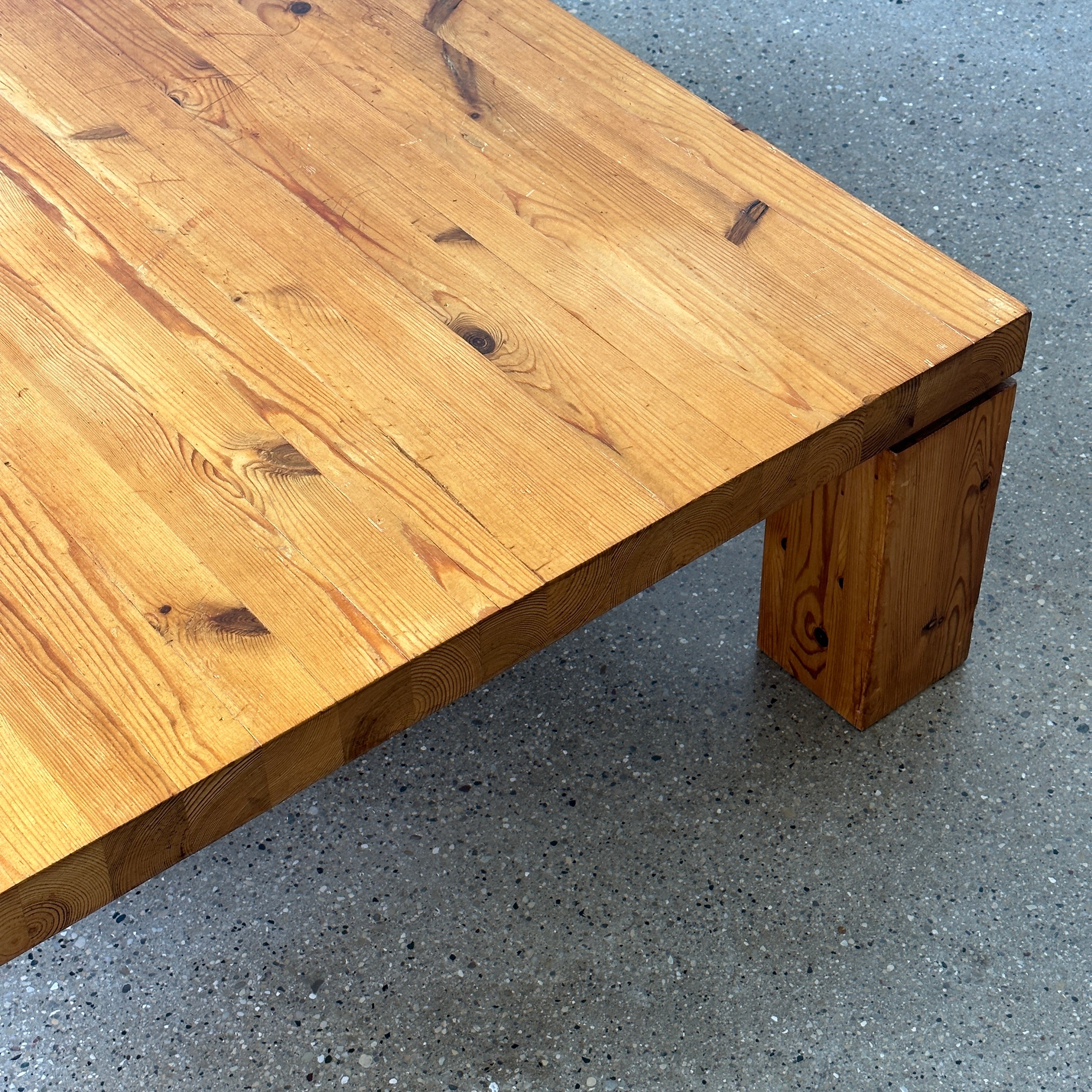 Monumental Swedish Pine Coffee Table (Large)