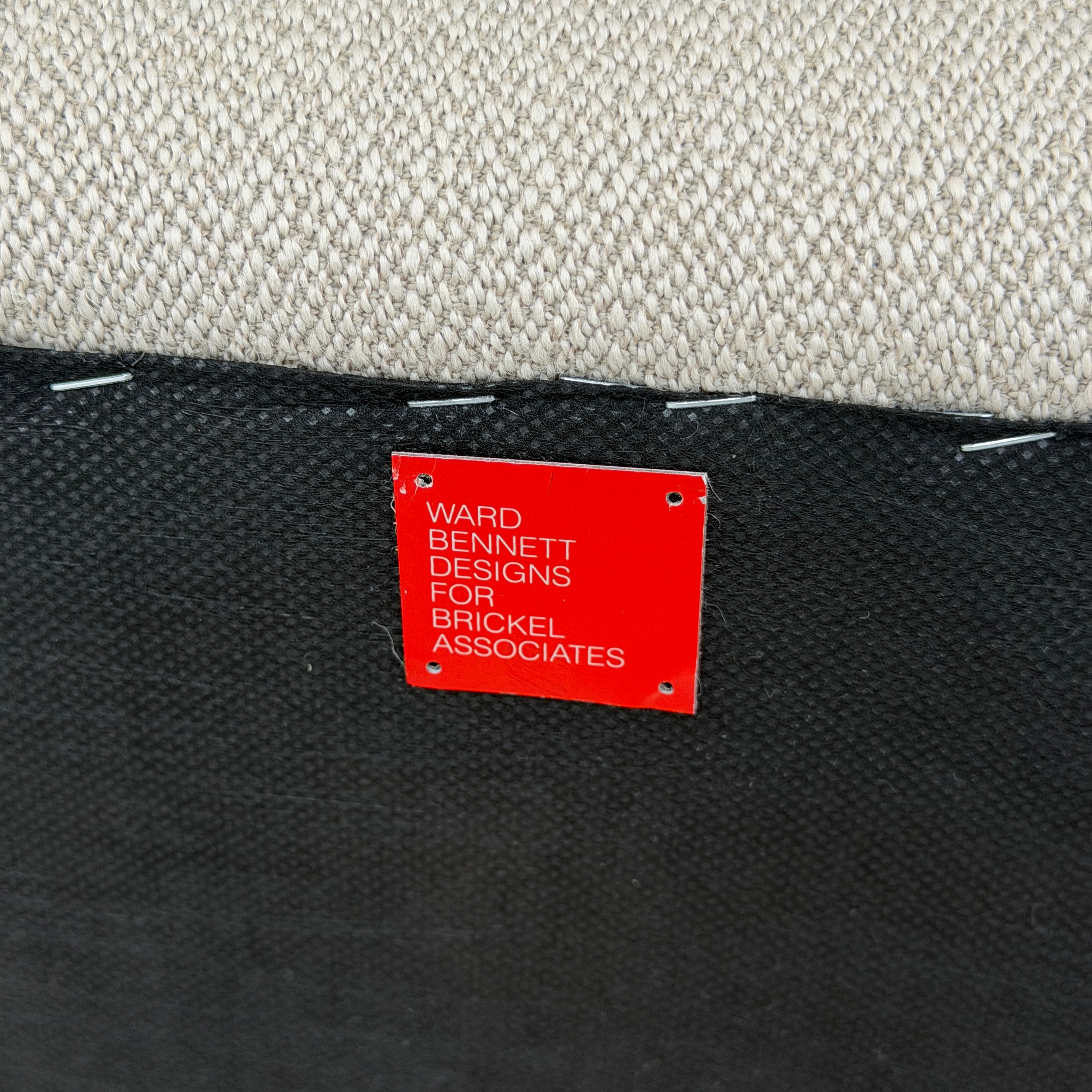 Cartouche Sofa by Ward Bennett for Brickell Associates