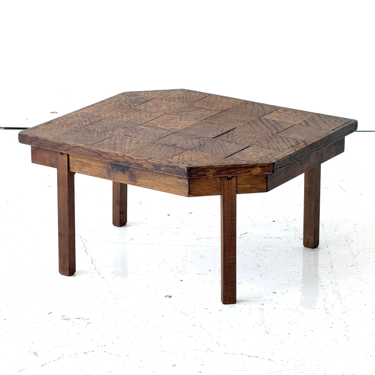 Dutch Studio Made Wood Patchwork Coffee Table