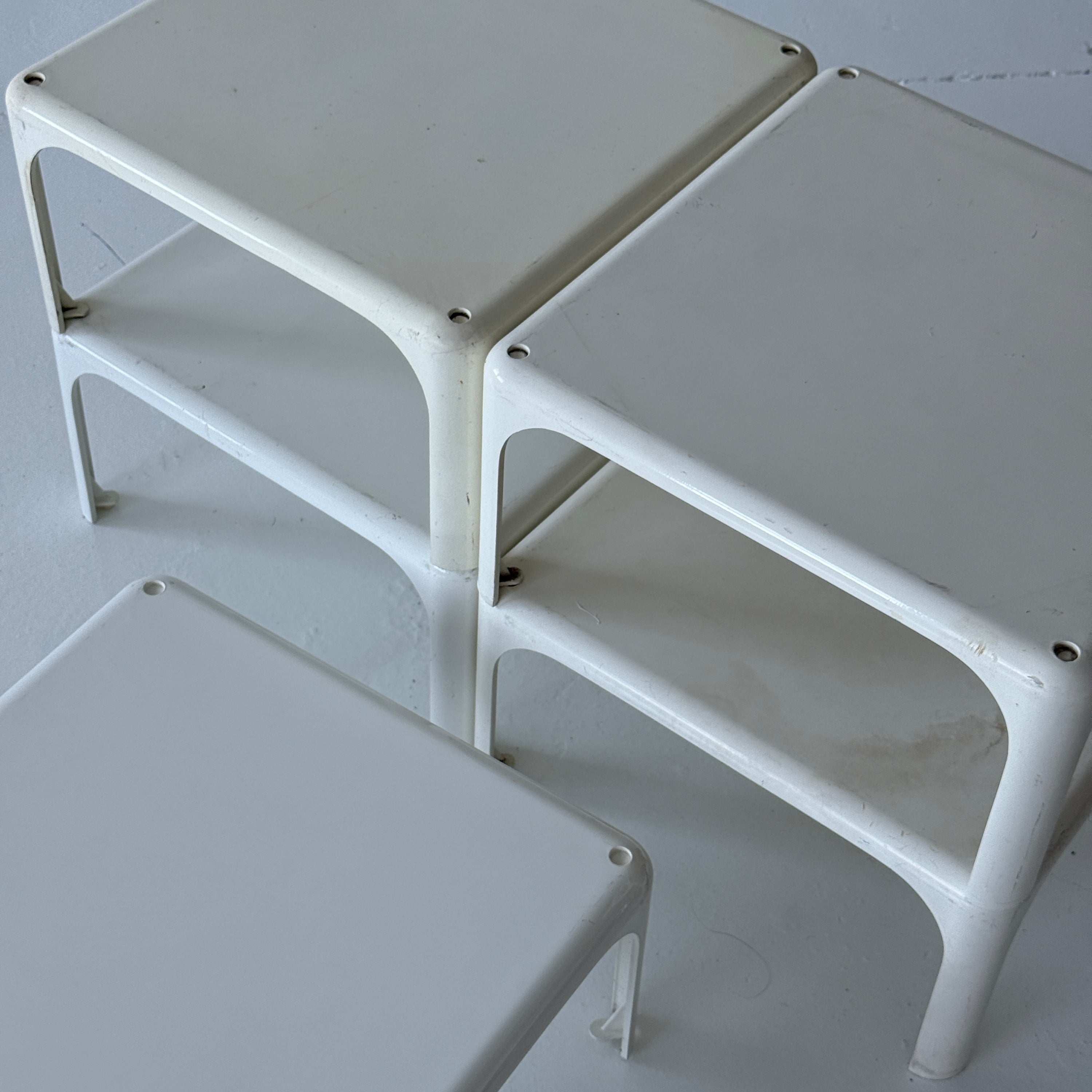 Demetrio 45 Tables by Vico Magistretti for Artemide