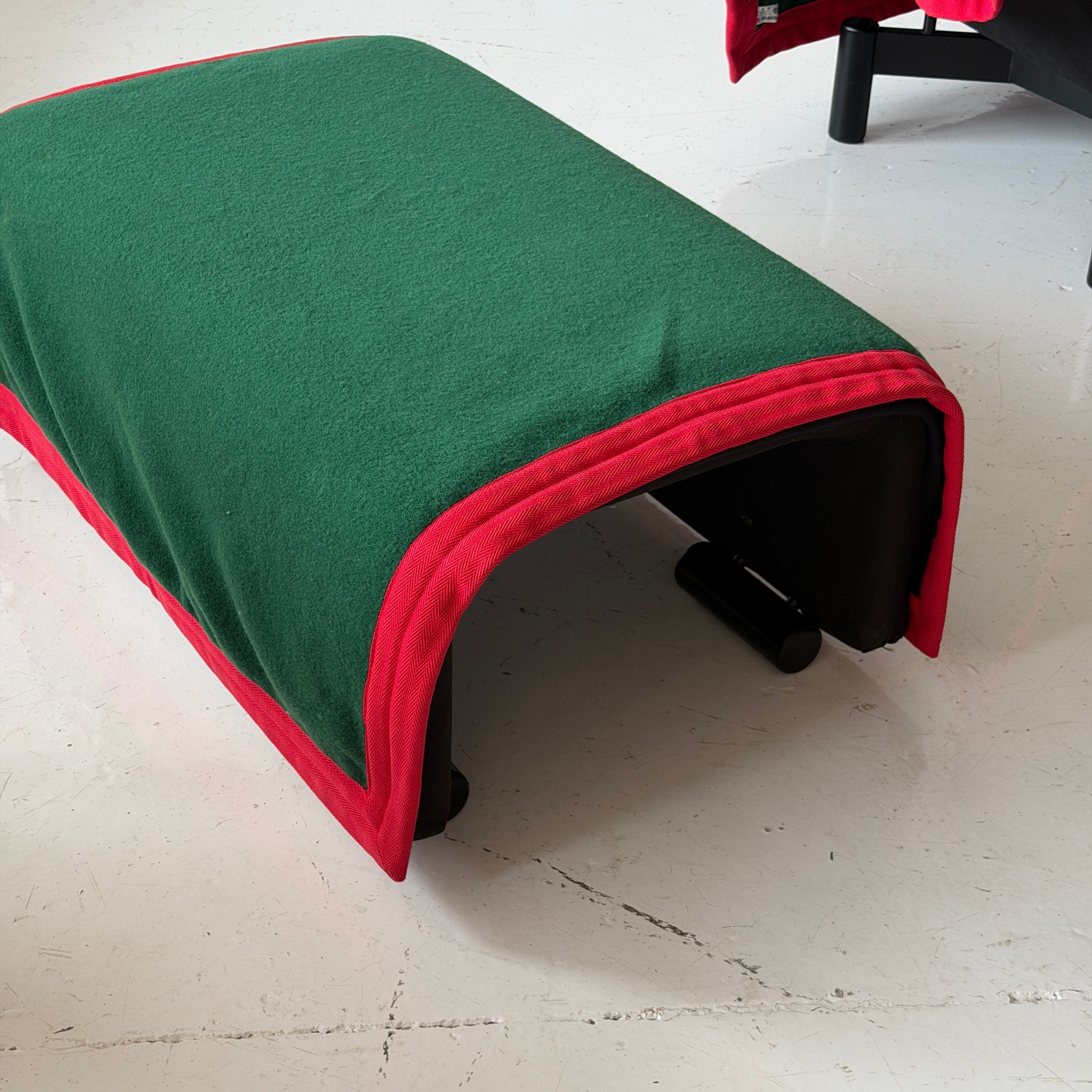 Sinbad Chair + Ottoman by Vico Magistretti for Cassina