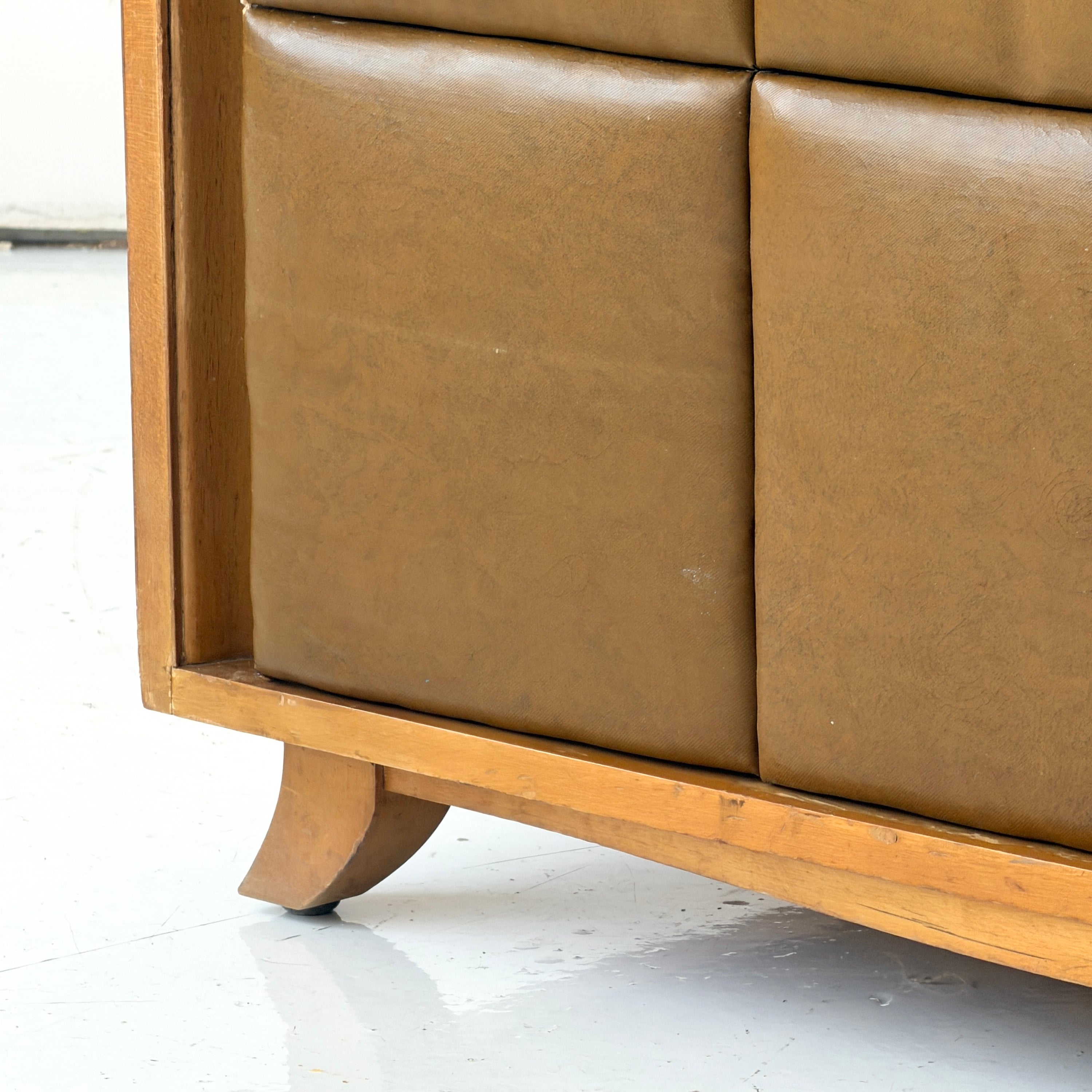 Mahogany Art Deco Dresser by Gilbert Rohde for Herman Miller