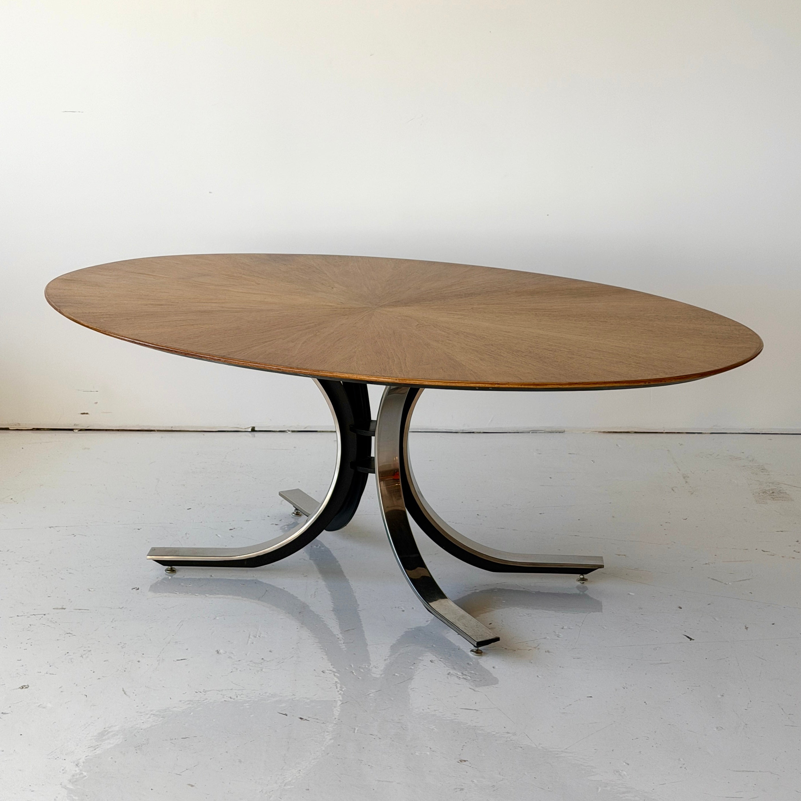 Oval Dining Table/Desk by Osvaldo Borsani for Stow & Davis