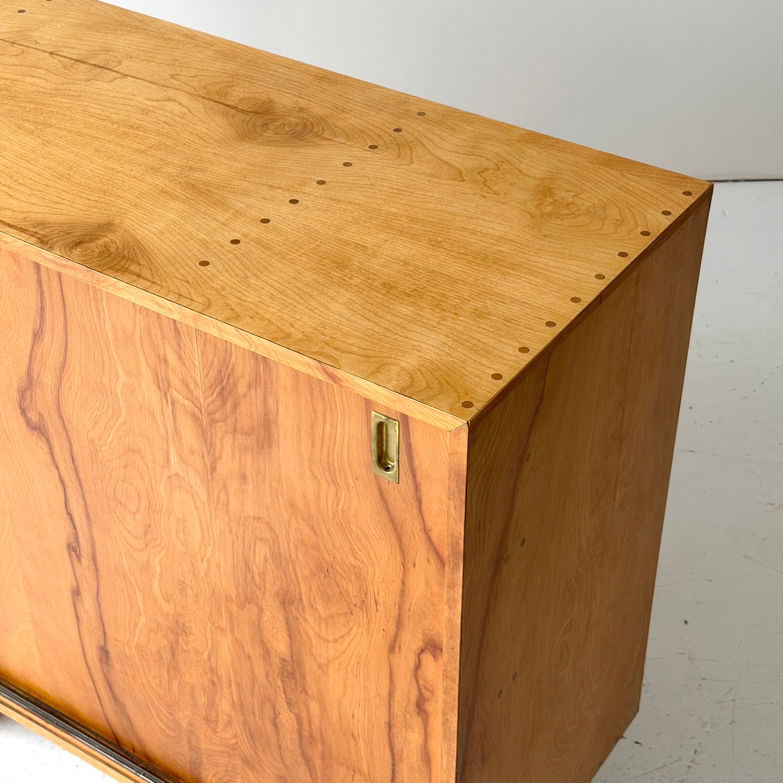 Inlaid Wood Credenza by Herbert Fritz Jr.