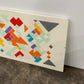Geometric Acrylic on Plywood Art by Sarah Conley