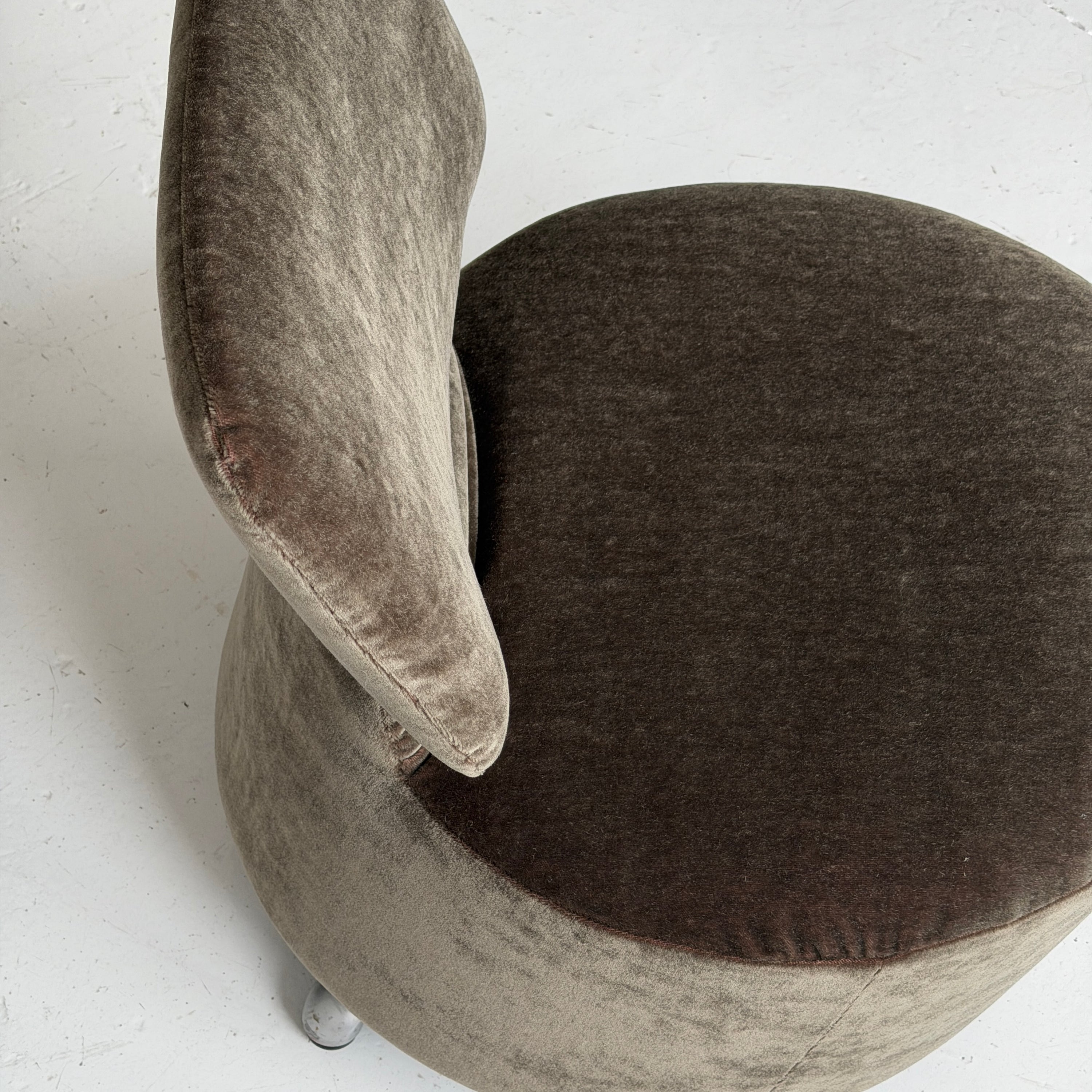 Aki Chairs by Toshiyuki Kita for Cassina in Mohair