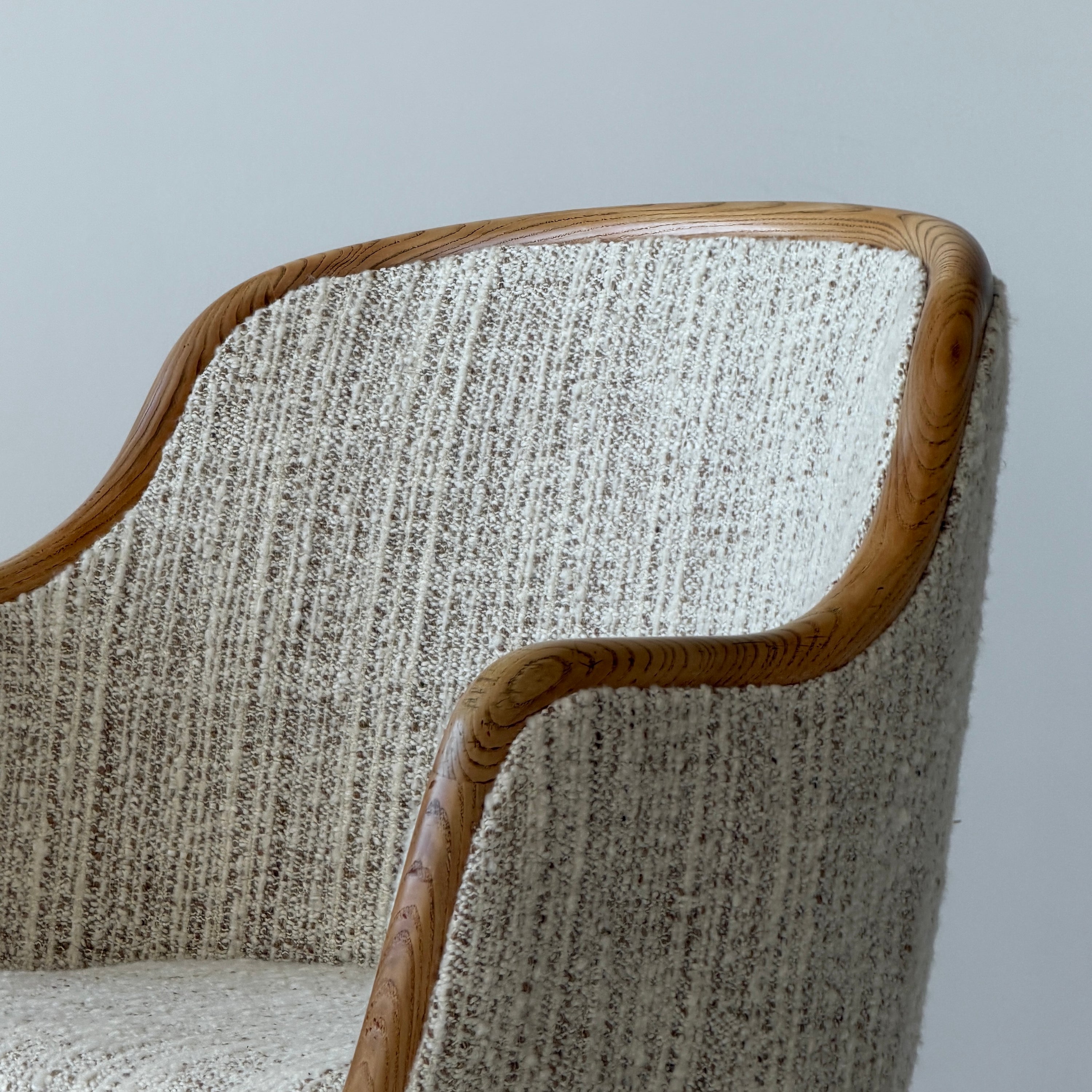 Bentwood Swivel Desk Chair by Ward Bennett