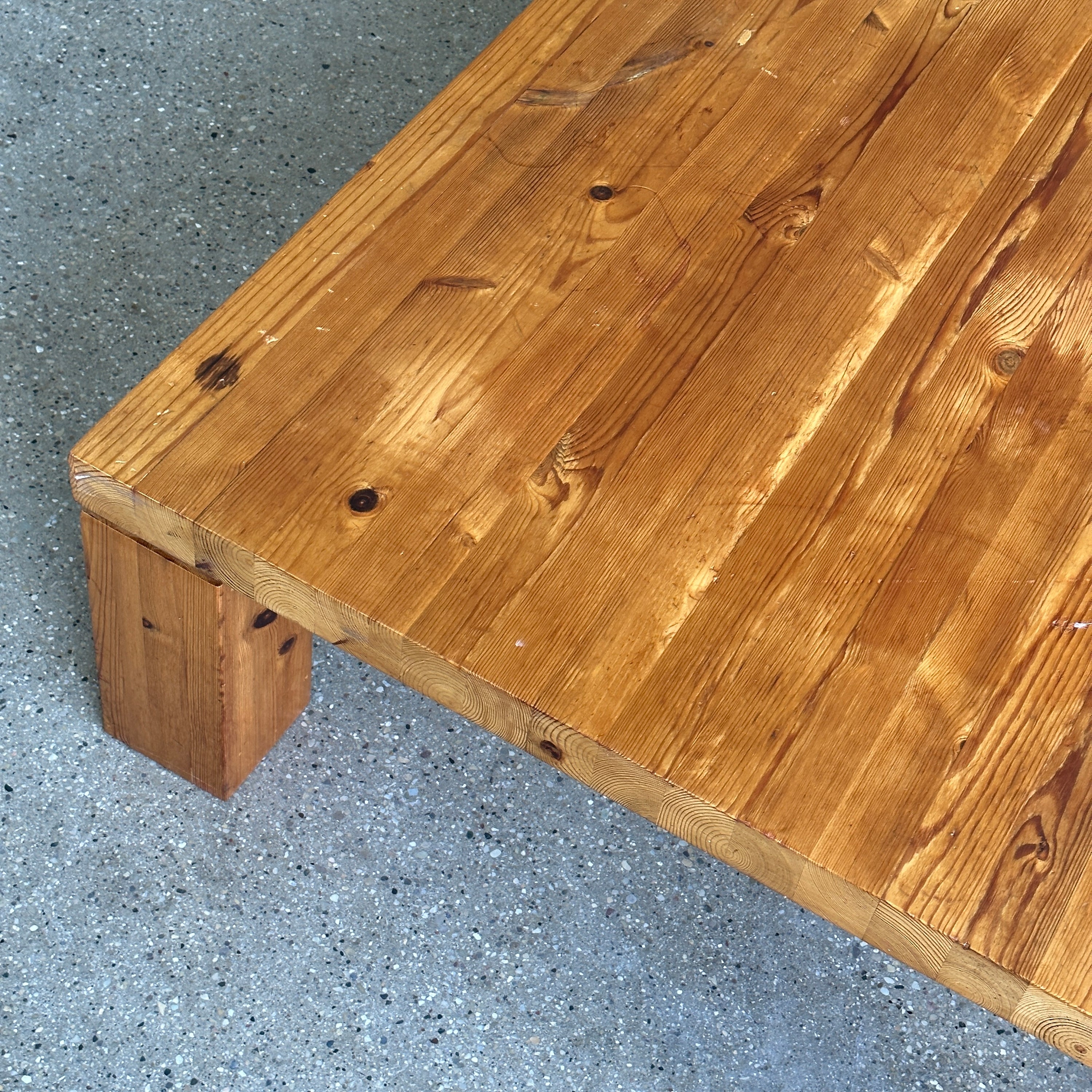 Monumental Swedish Pine Coffee Table (Large)