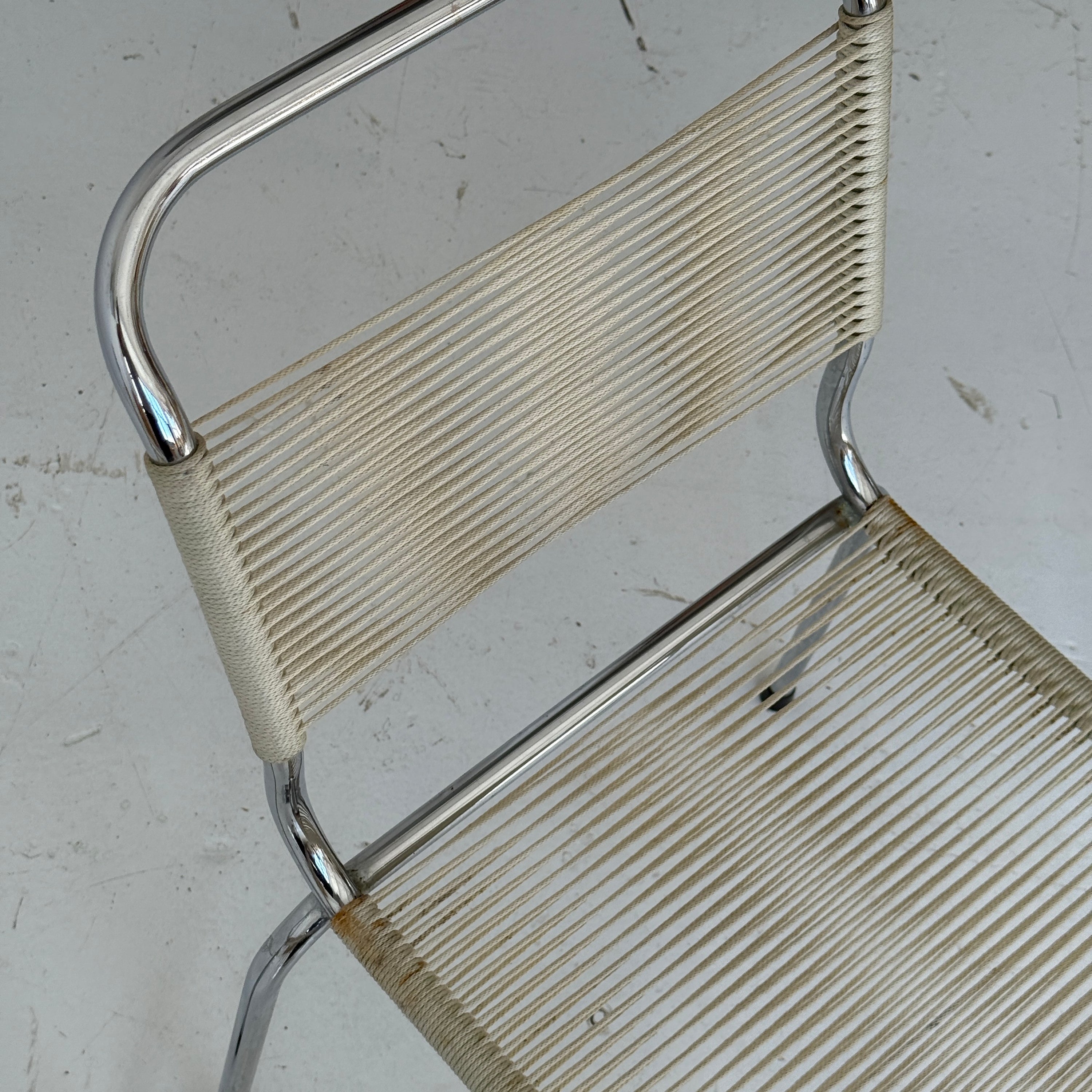 Model 130 Rope Dining Chairs by Andre Dupre for Knoll