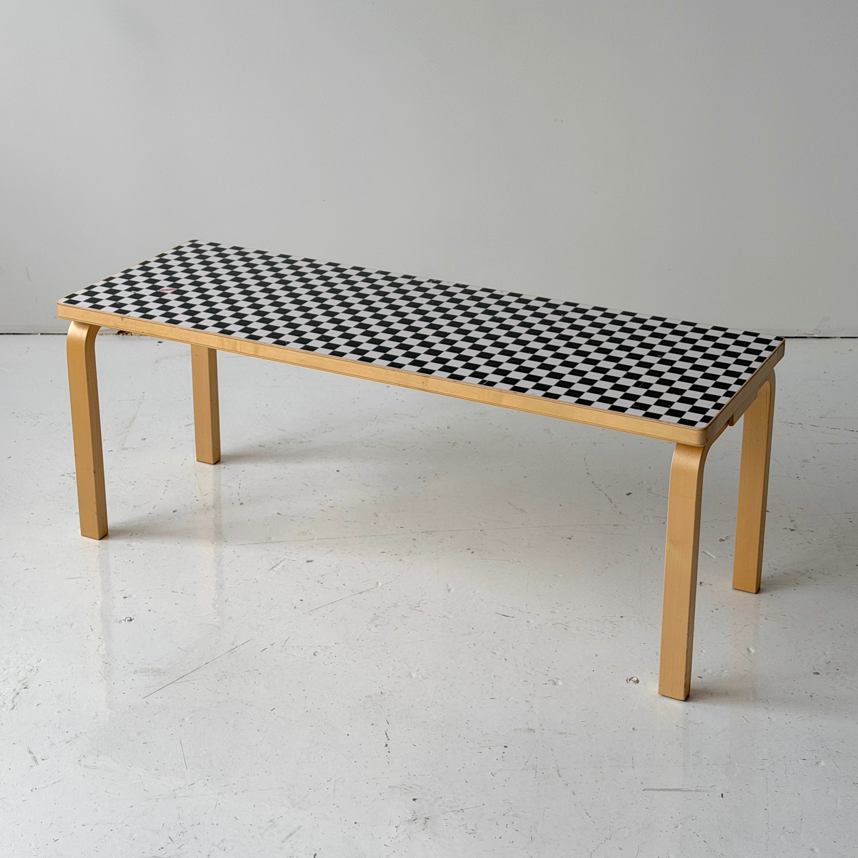 Checkerboard Bench 153A by Alvar Aalto for Artek/Supreme