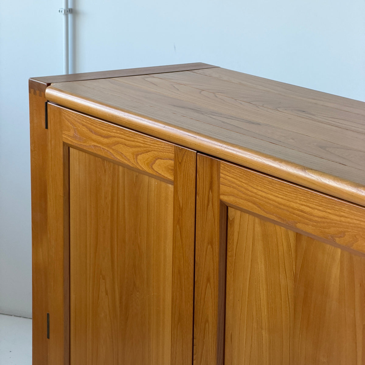 Belgian Monumental Blonde Wood Credenza