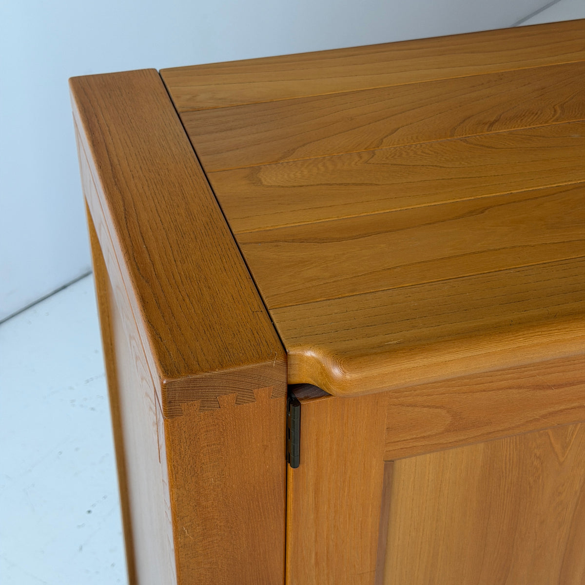 Belgian Monumental Blonde Wood Credenza