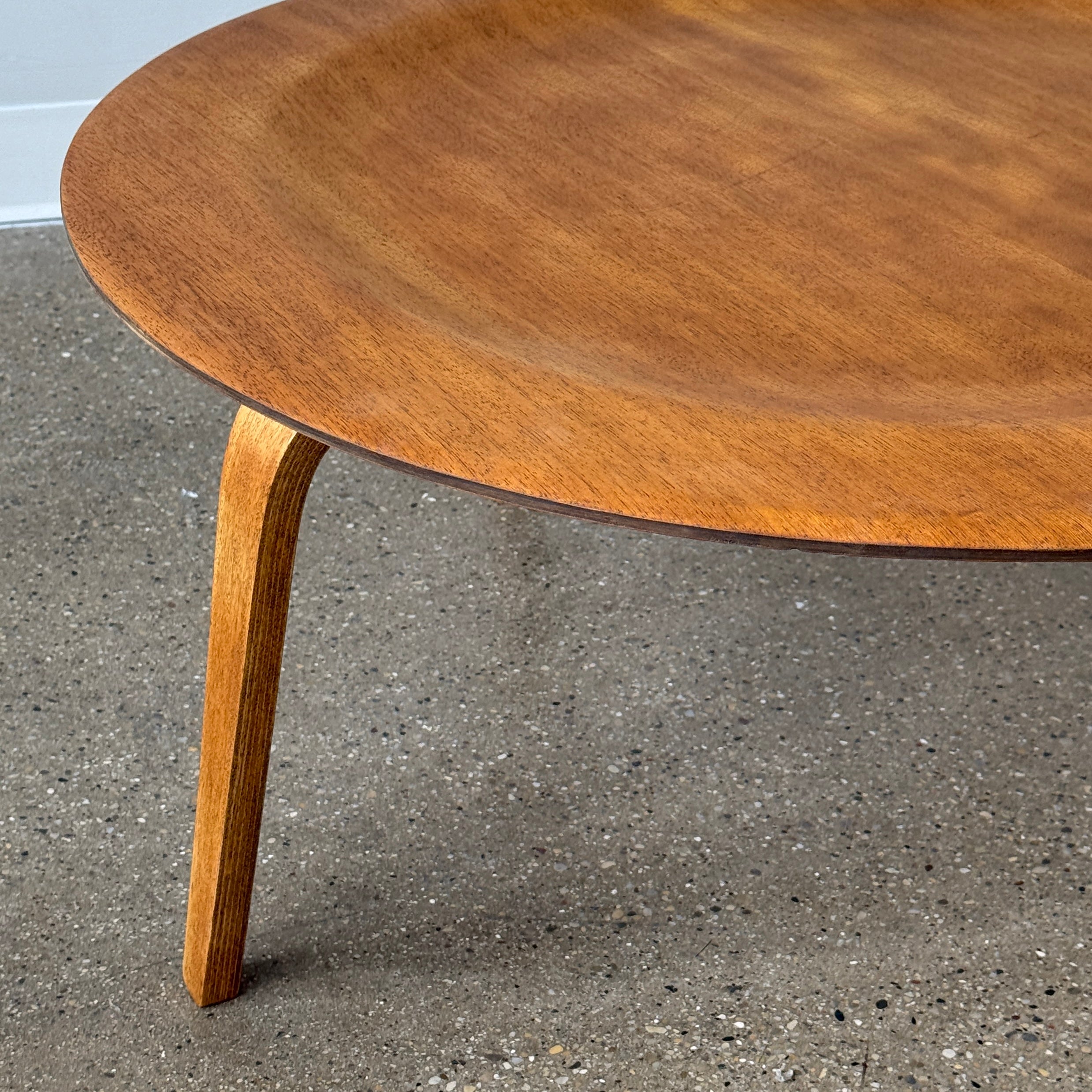 Circular Table Wood (CTW) by Charles & Ray Eames for Herman Miller