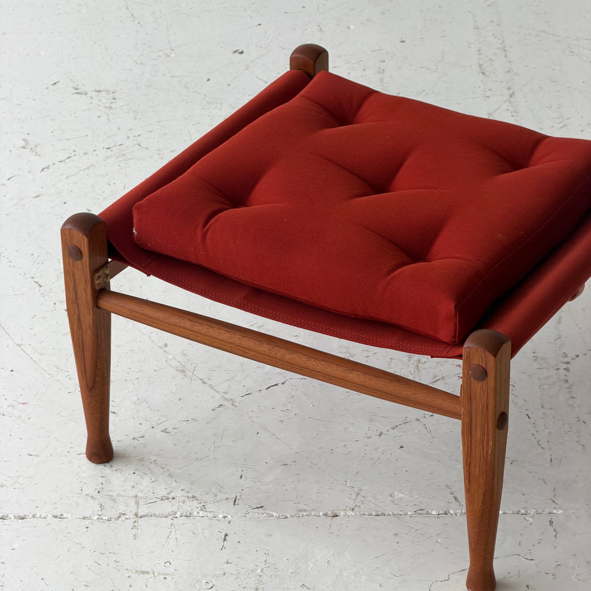 Safari Ottoman by Kaare Klint for Carl Hansen