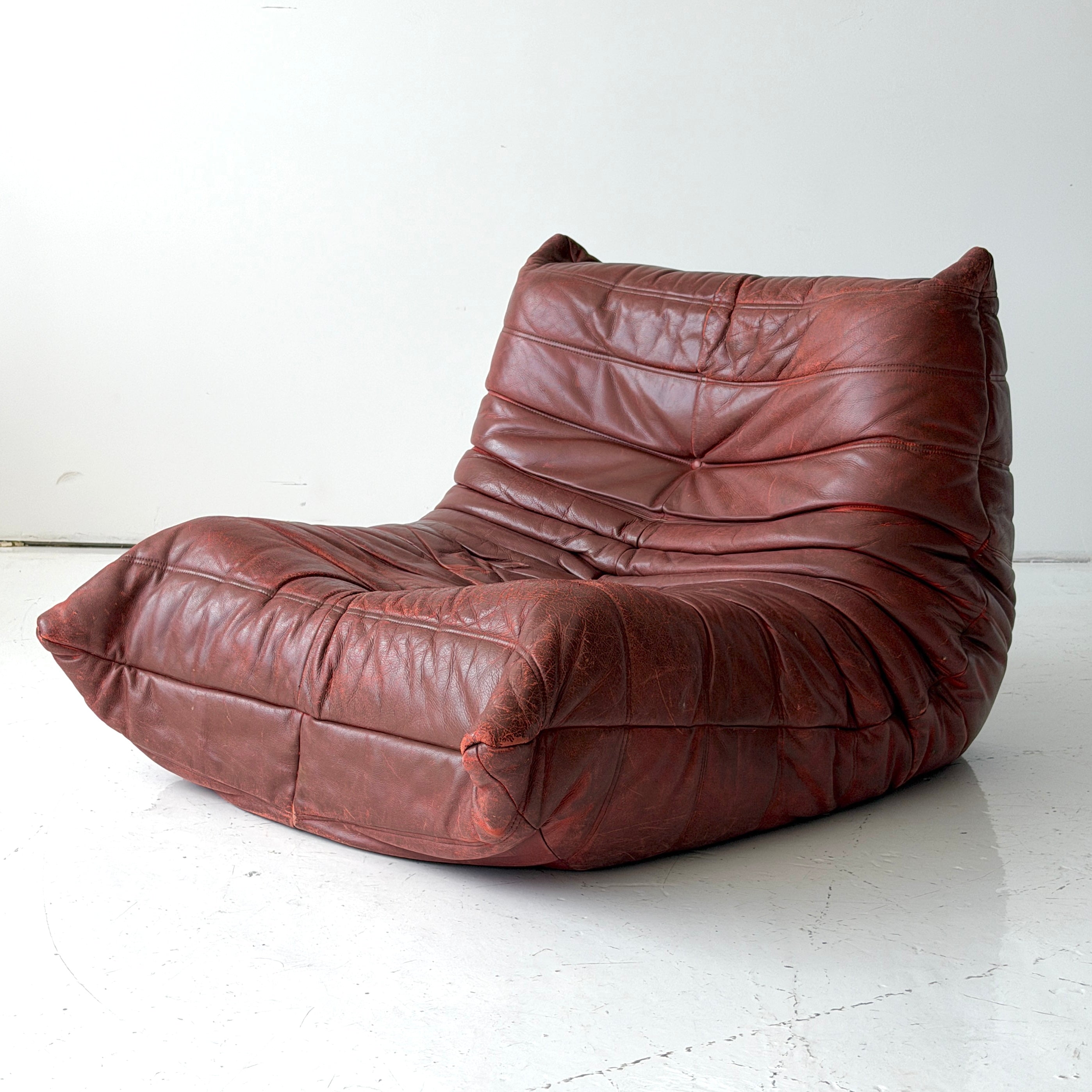 Leather Togo Lounge Chair by Michel Ducaroy for Ligne Roset