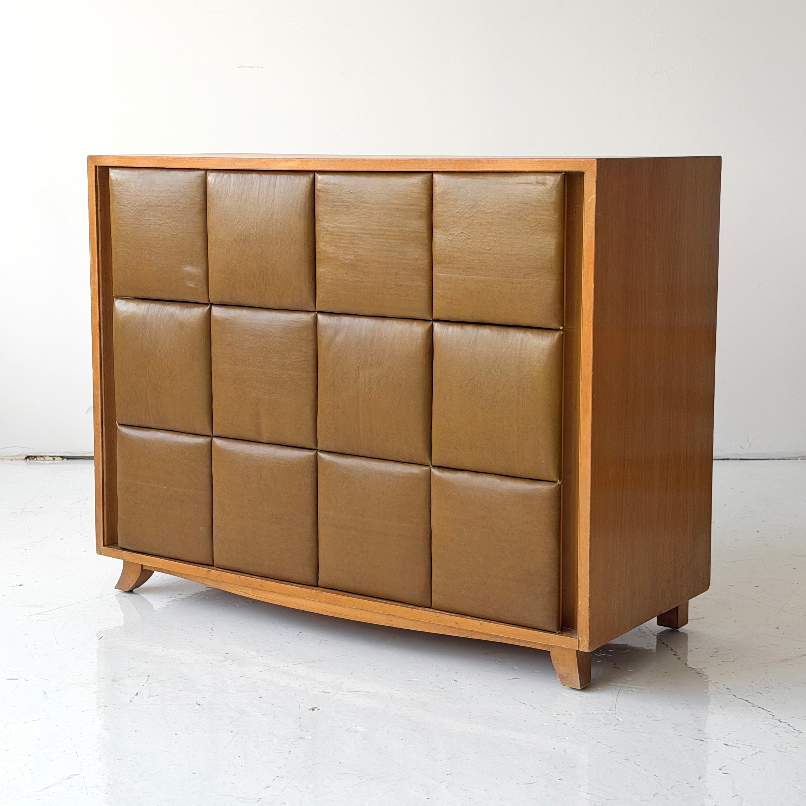 Mahogany Art Deco Dresser by Gilbert Rohde for Herman Miller