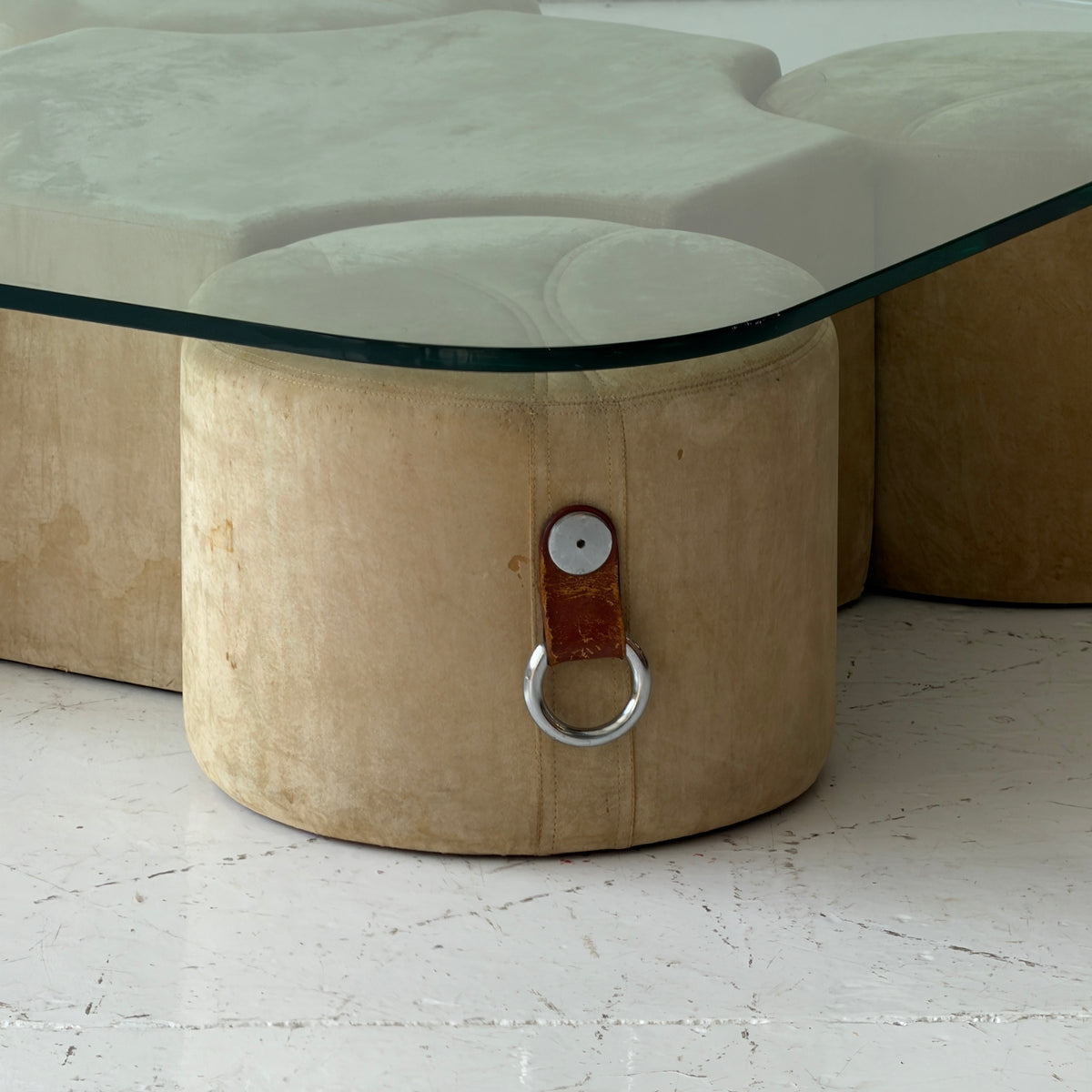 Coffee Table w/ Stools by Guido Faleschini for i4 Mariani