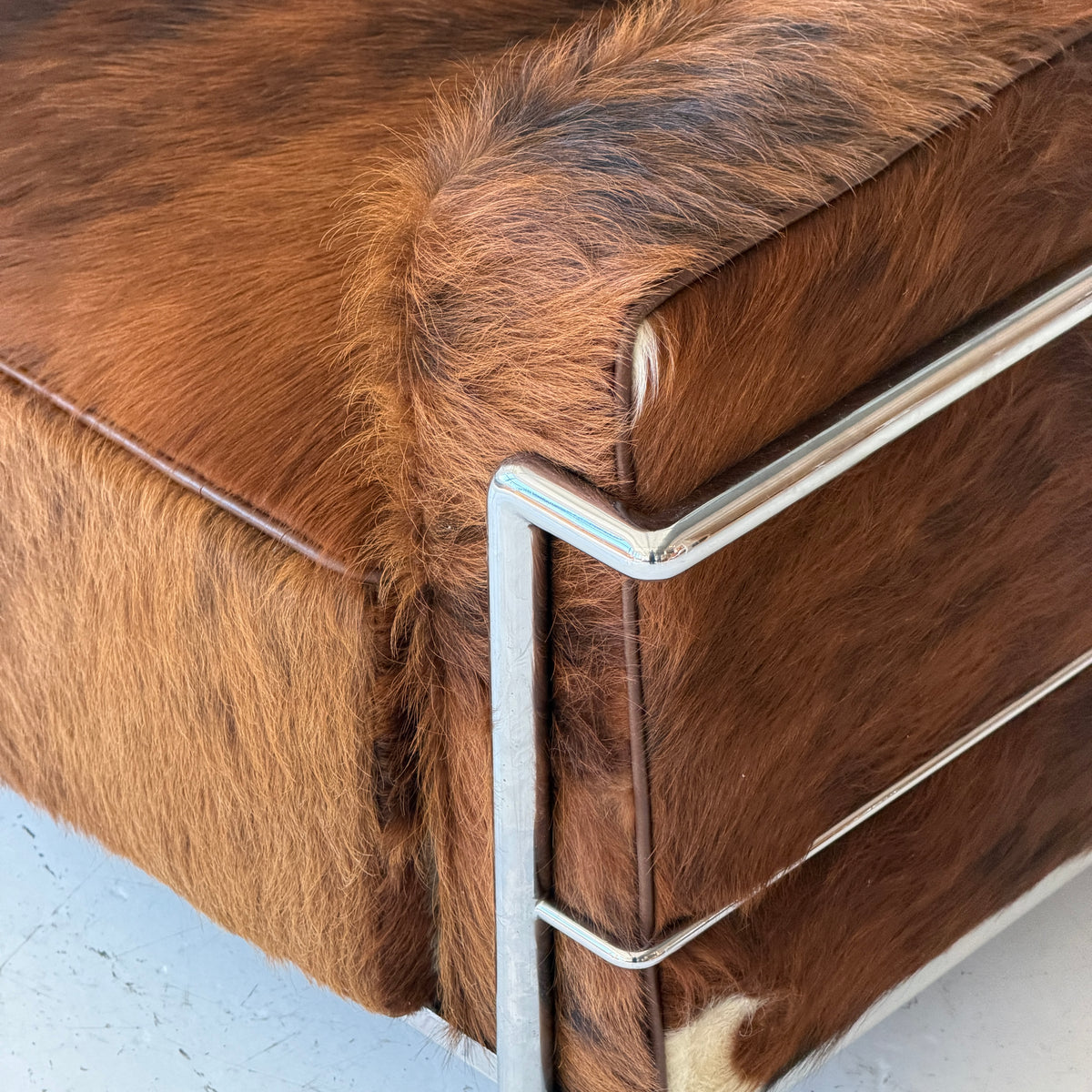 LC3 Grand Modele Armchair by Le Corbusier for Cassina in Cowhide