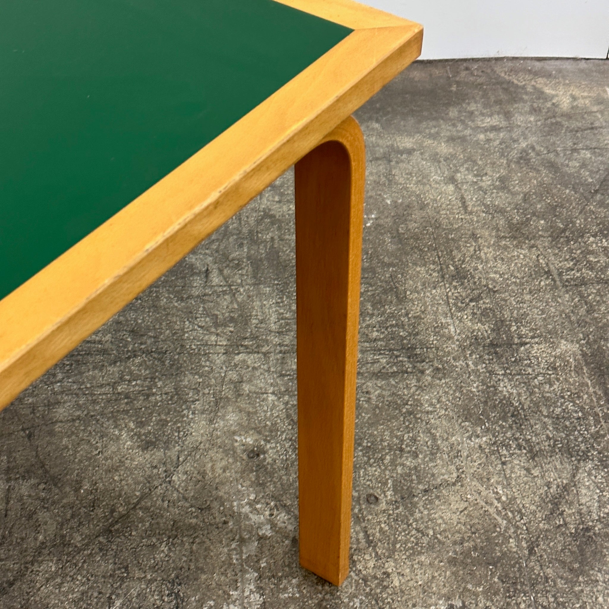 Square Green Table by Rud Thygesen and Johnny Sørensen for Magnus Olesen