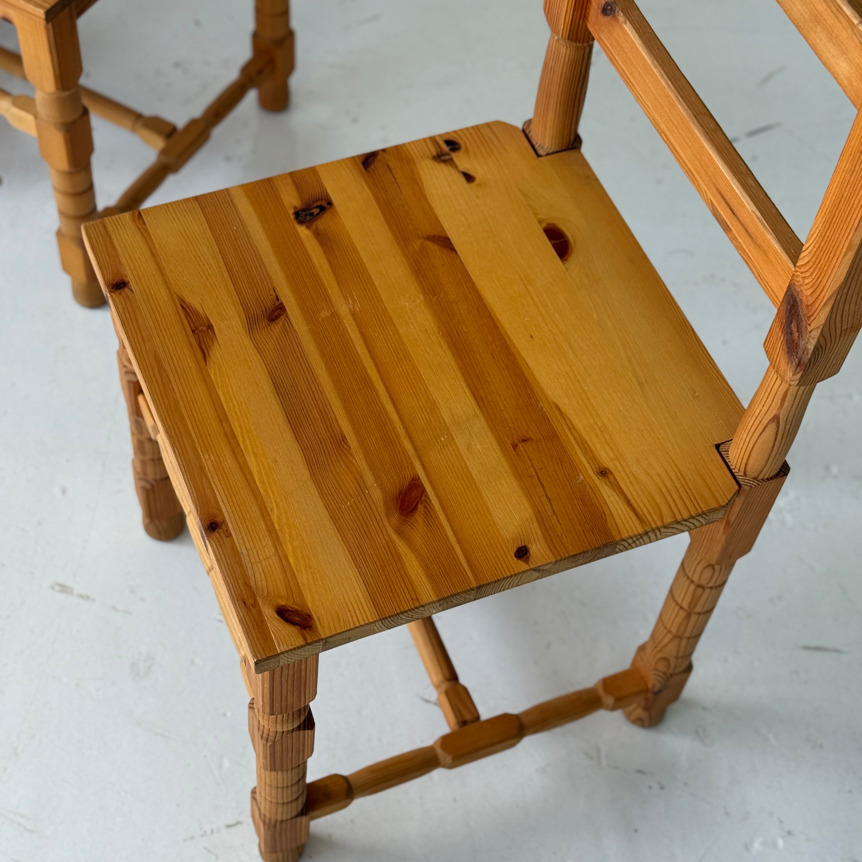 Swedish Pine Traditional Dining Chairs
