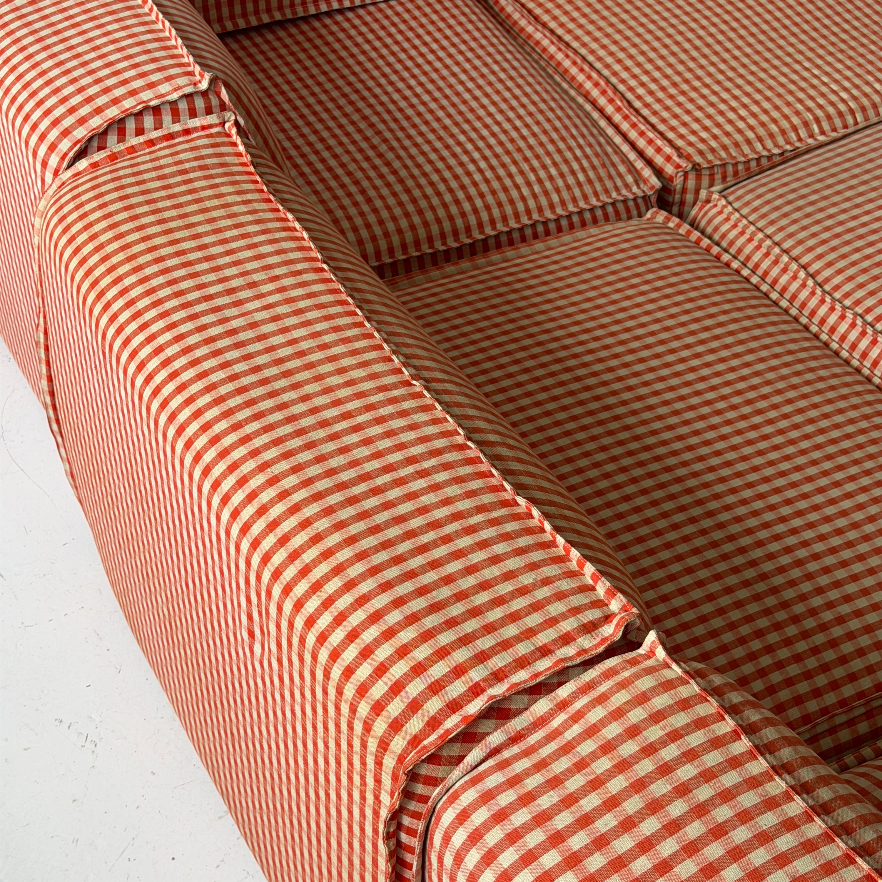 Playpen Sectional by Hans Hopfer for Roche Bobois in Gingham