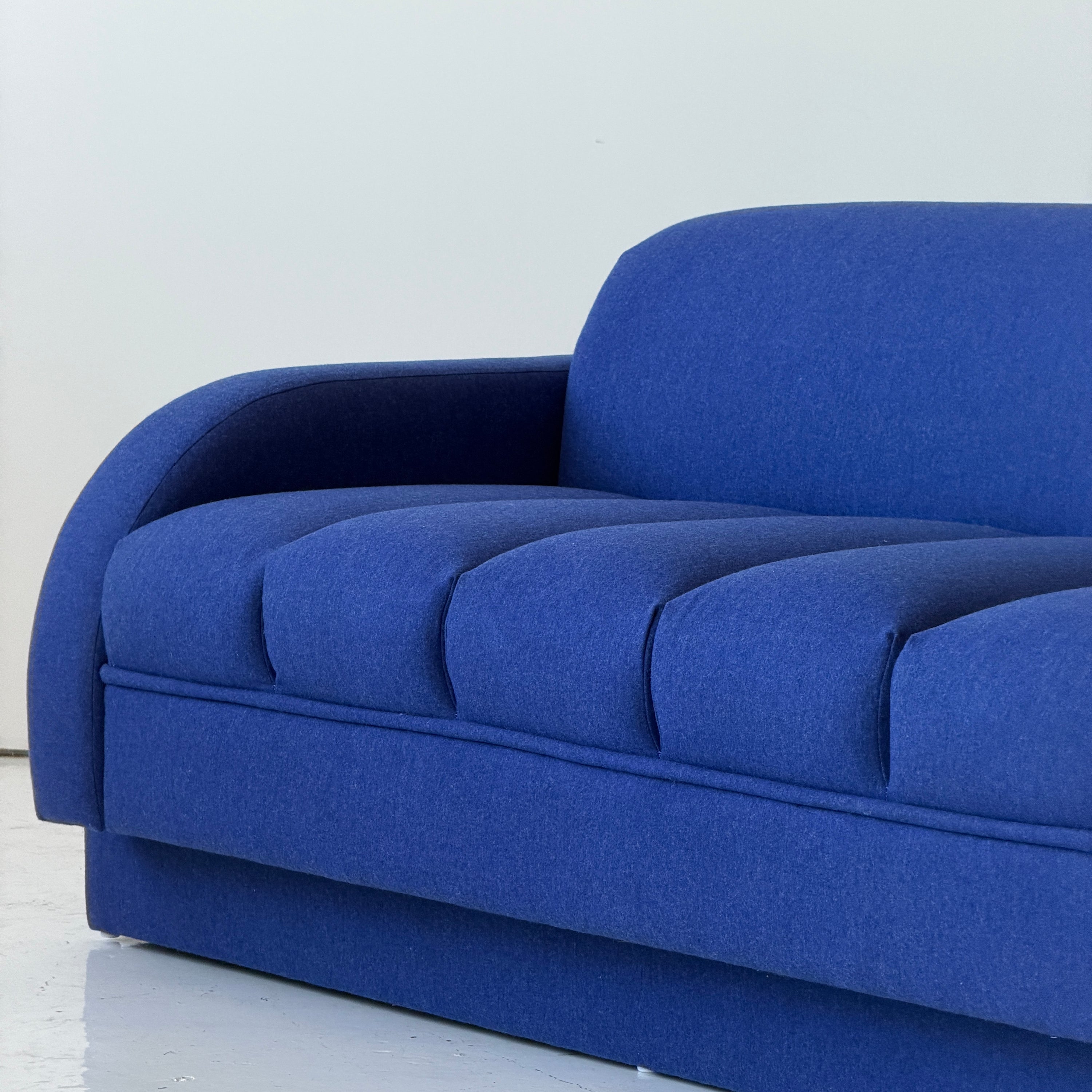 Channeled Art Deco Sofa by Vladimir Kagan for Directional