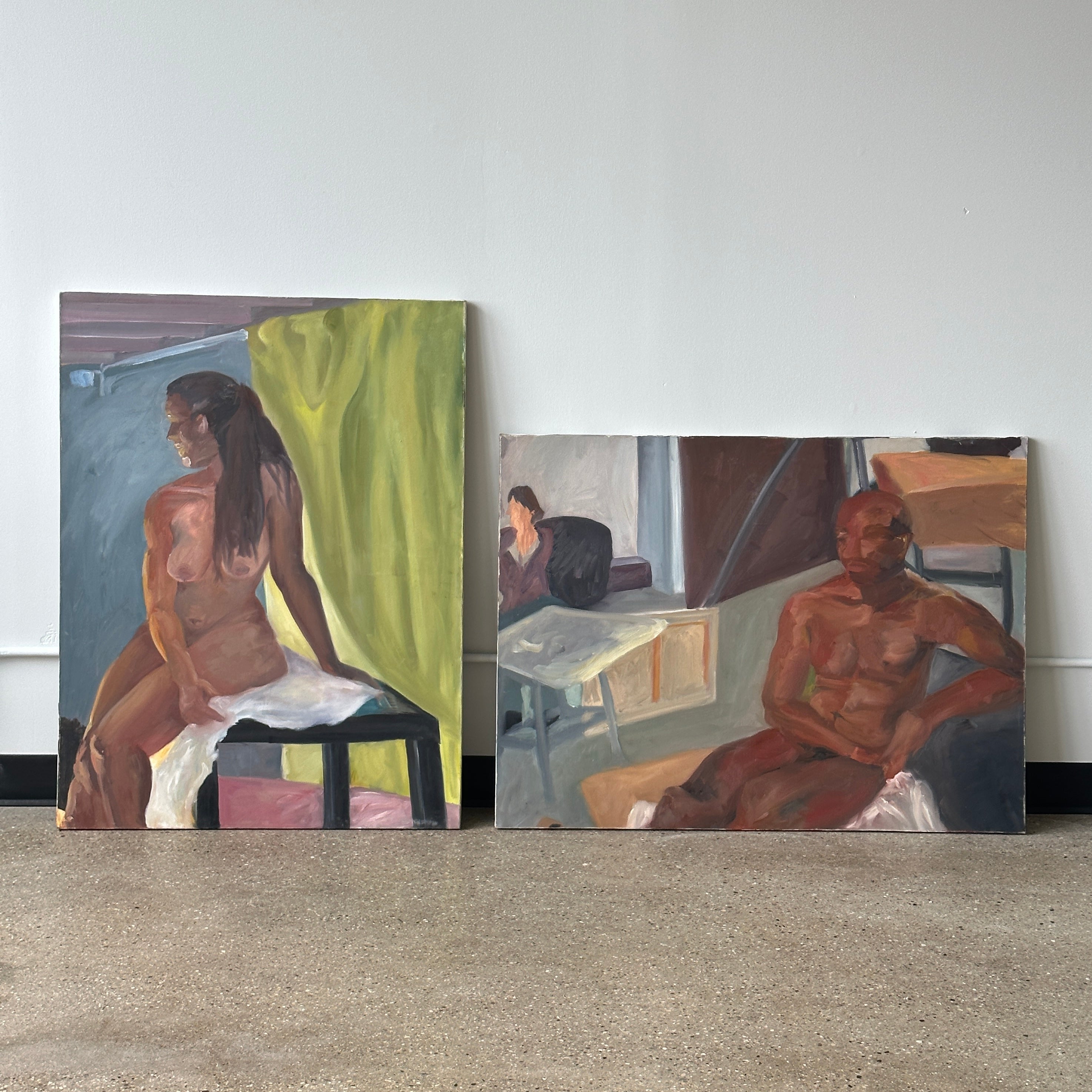 Nude Acrylic on Canvas Paintings