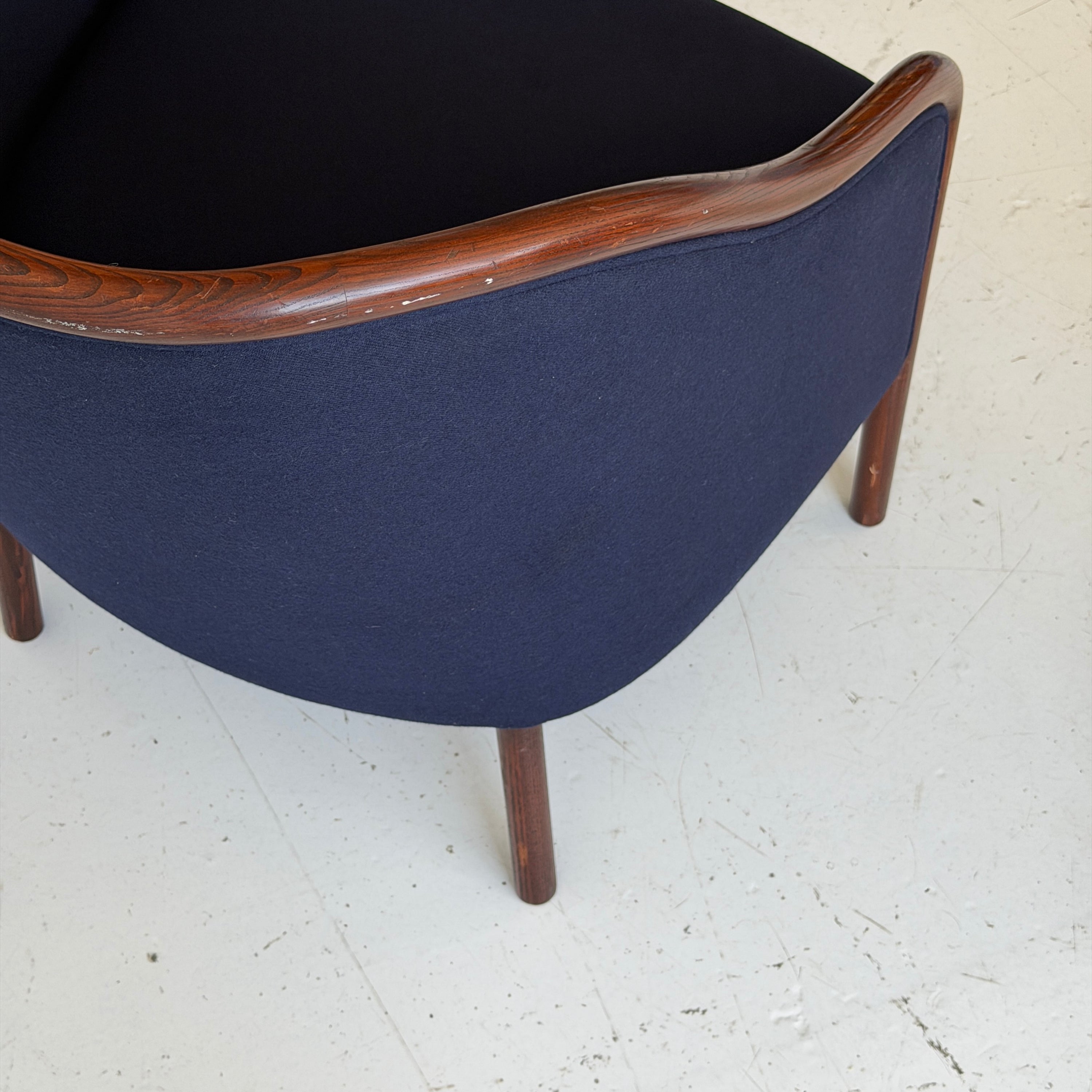 Bentwood Lounge Chairs by Ward Bennett for Brickell Associates